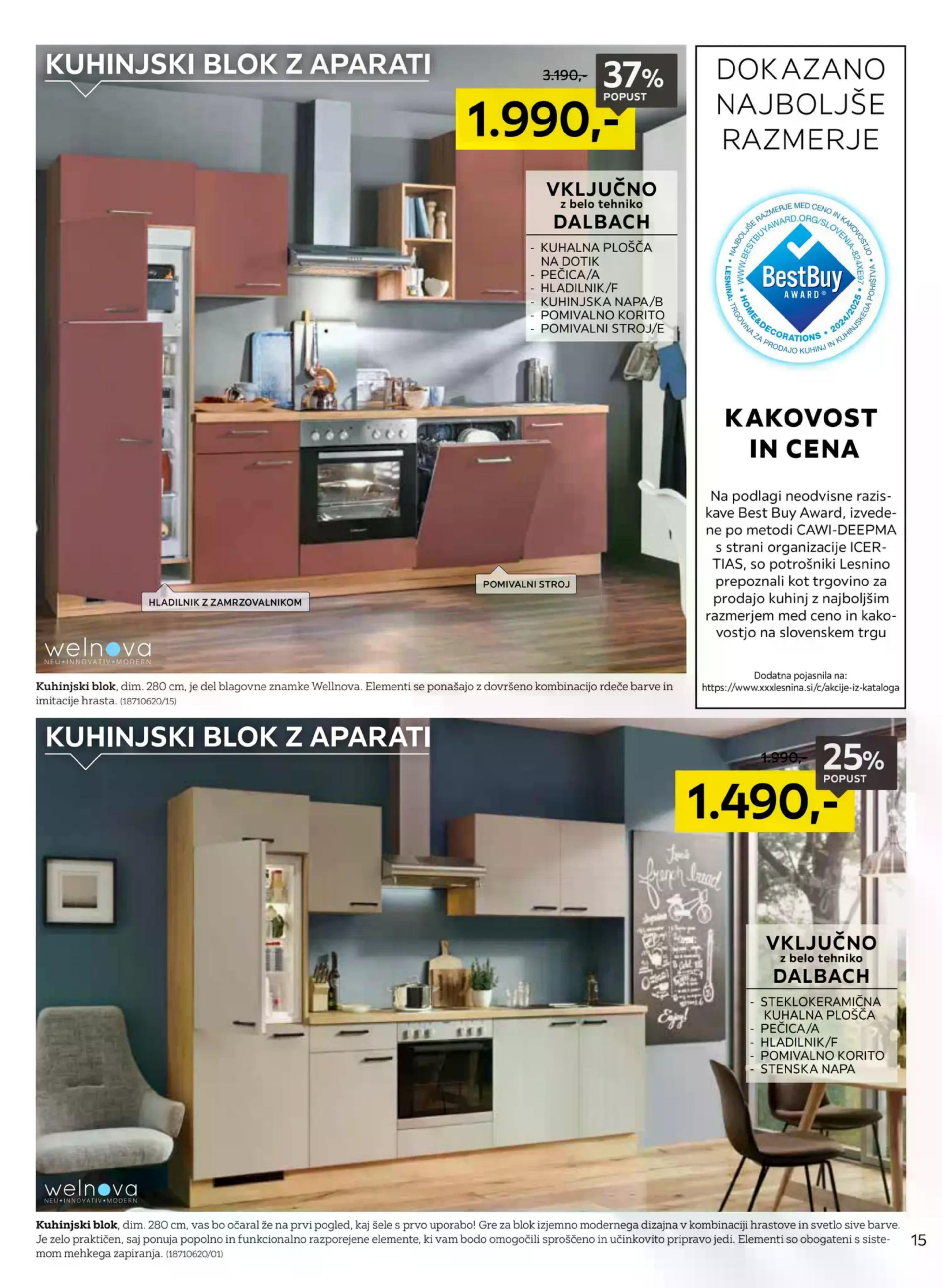 Stran 15. Lesnina kataloga - Najboljše razmerje med ceno in kakovostjo