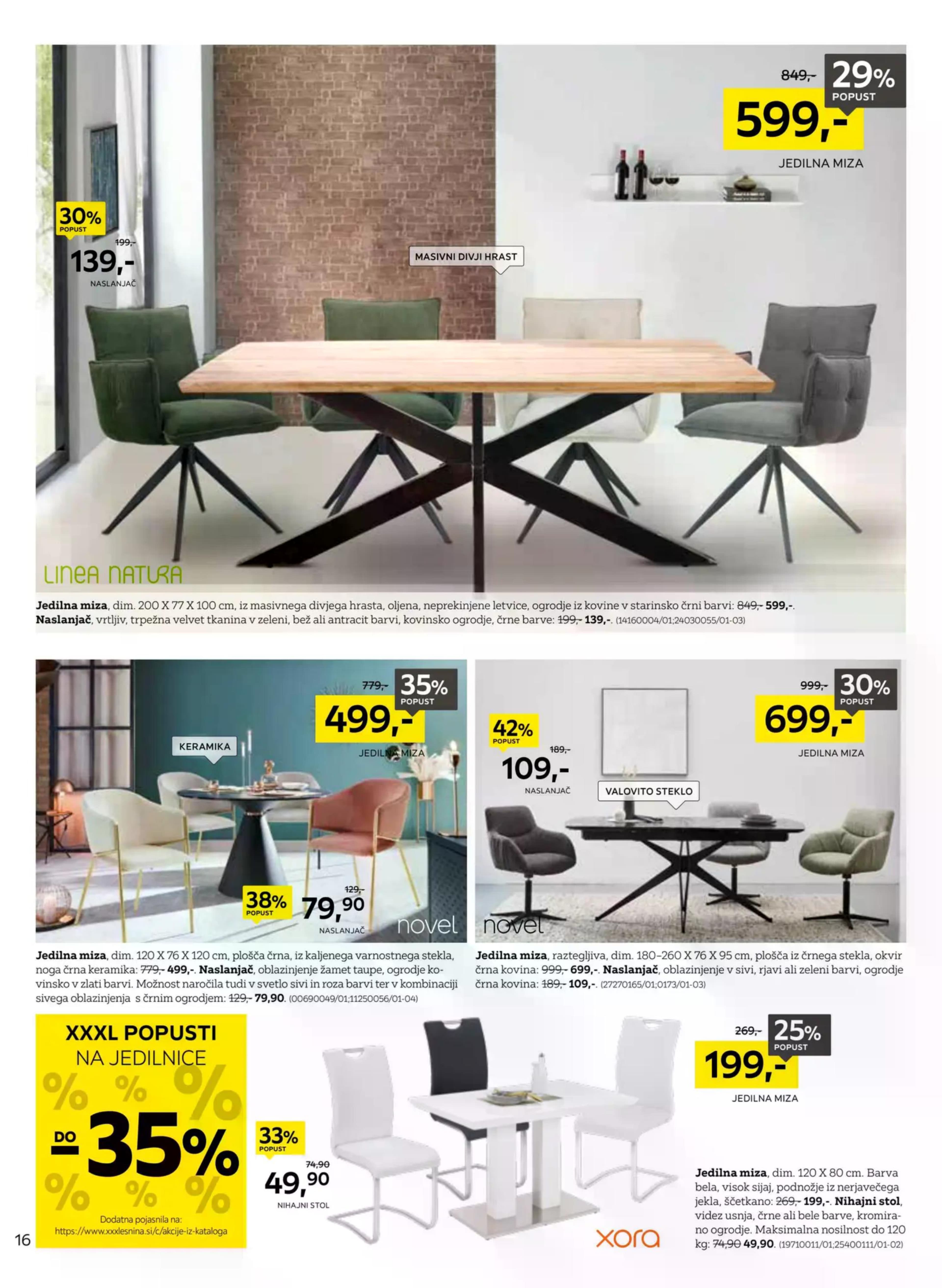 Stran 16. Lesnina kataloga - Najboljše razmerje med ceno in kakovostjo