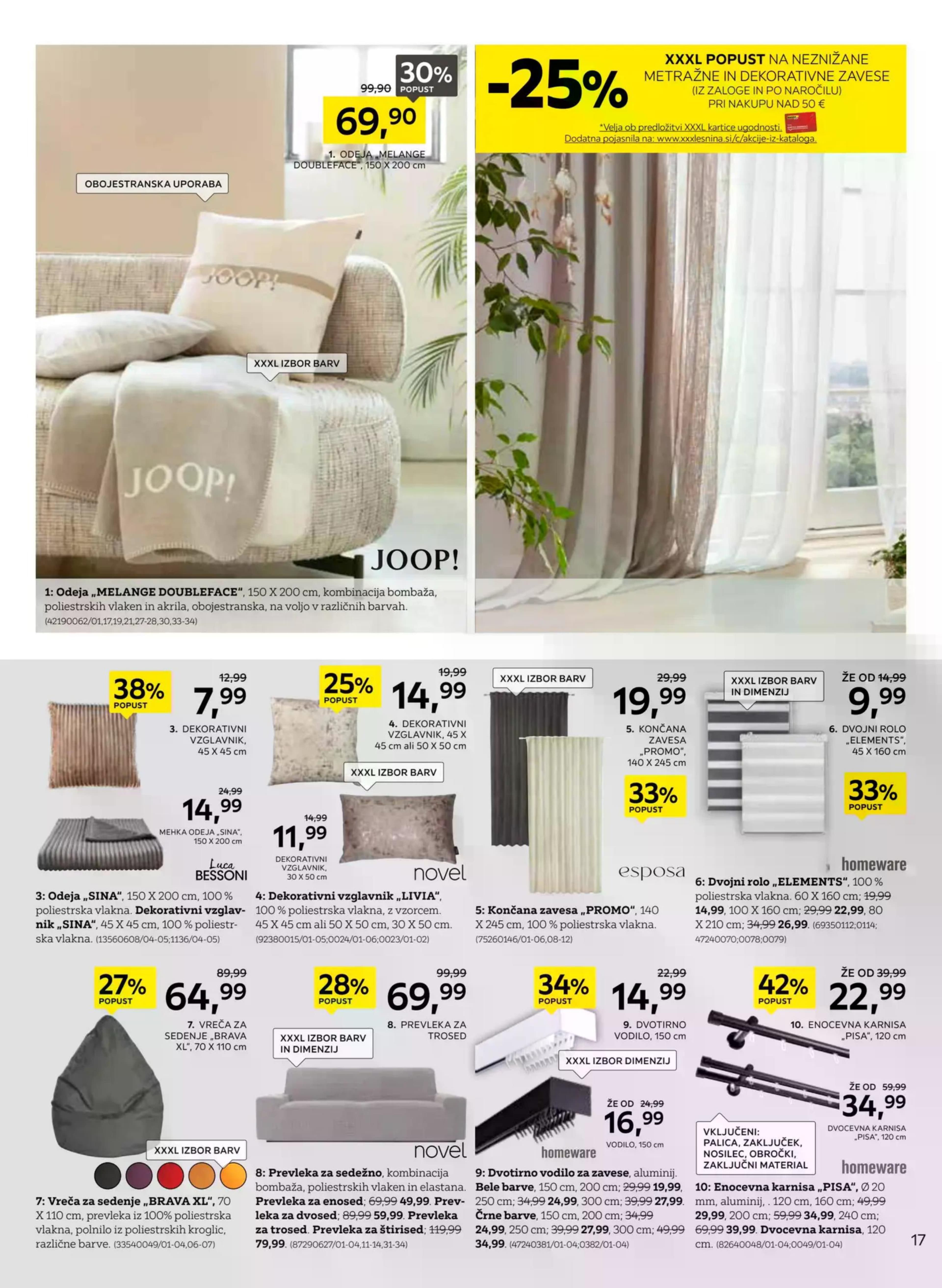 Stran 17. Lesnina kataloga - Najboljše razmerje med ceno in kakovostjo