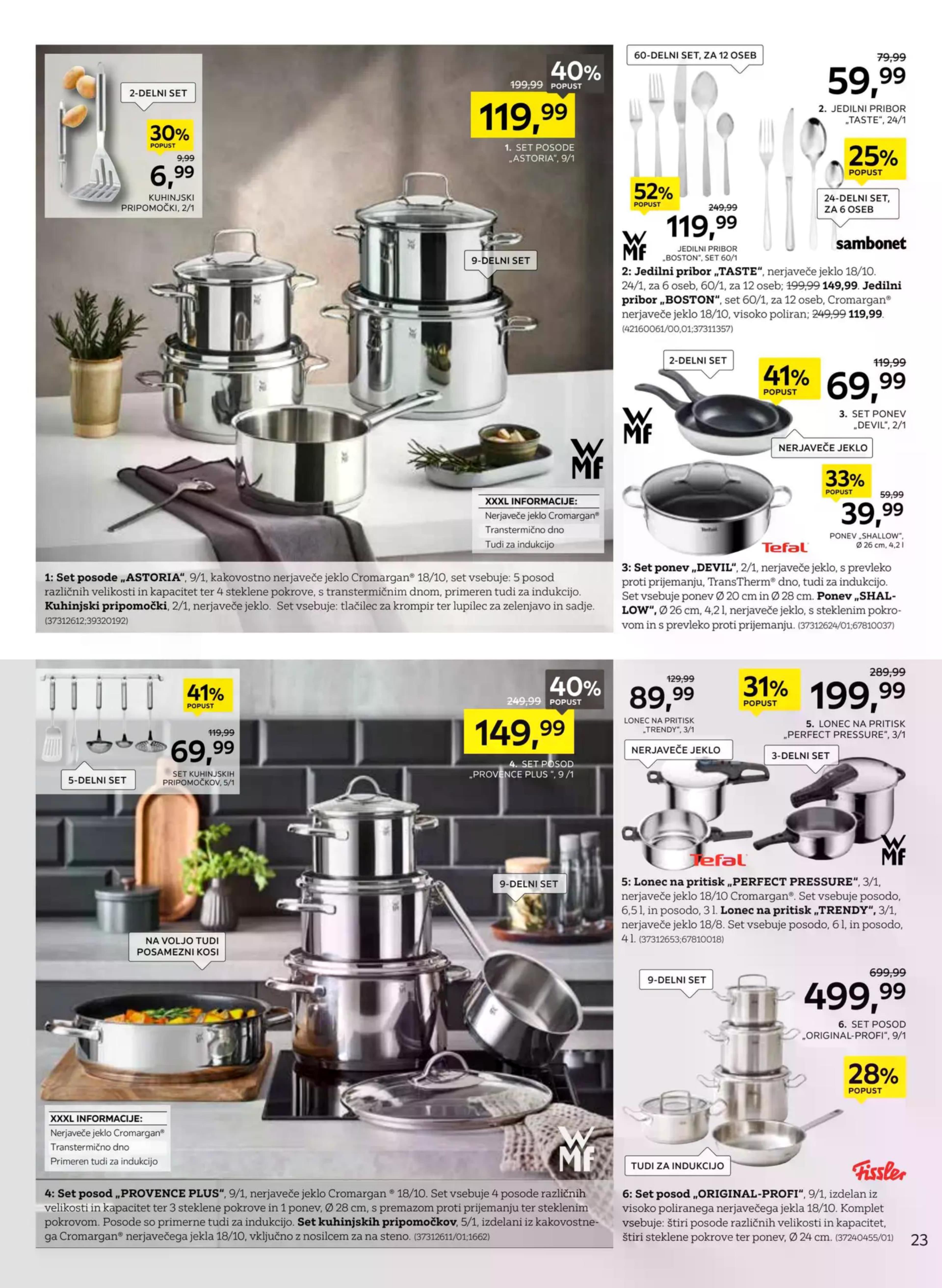 Stran 23. Lesnina kataloga - Najboljše razmerje med ceno in kakovostjo