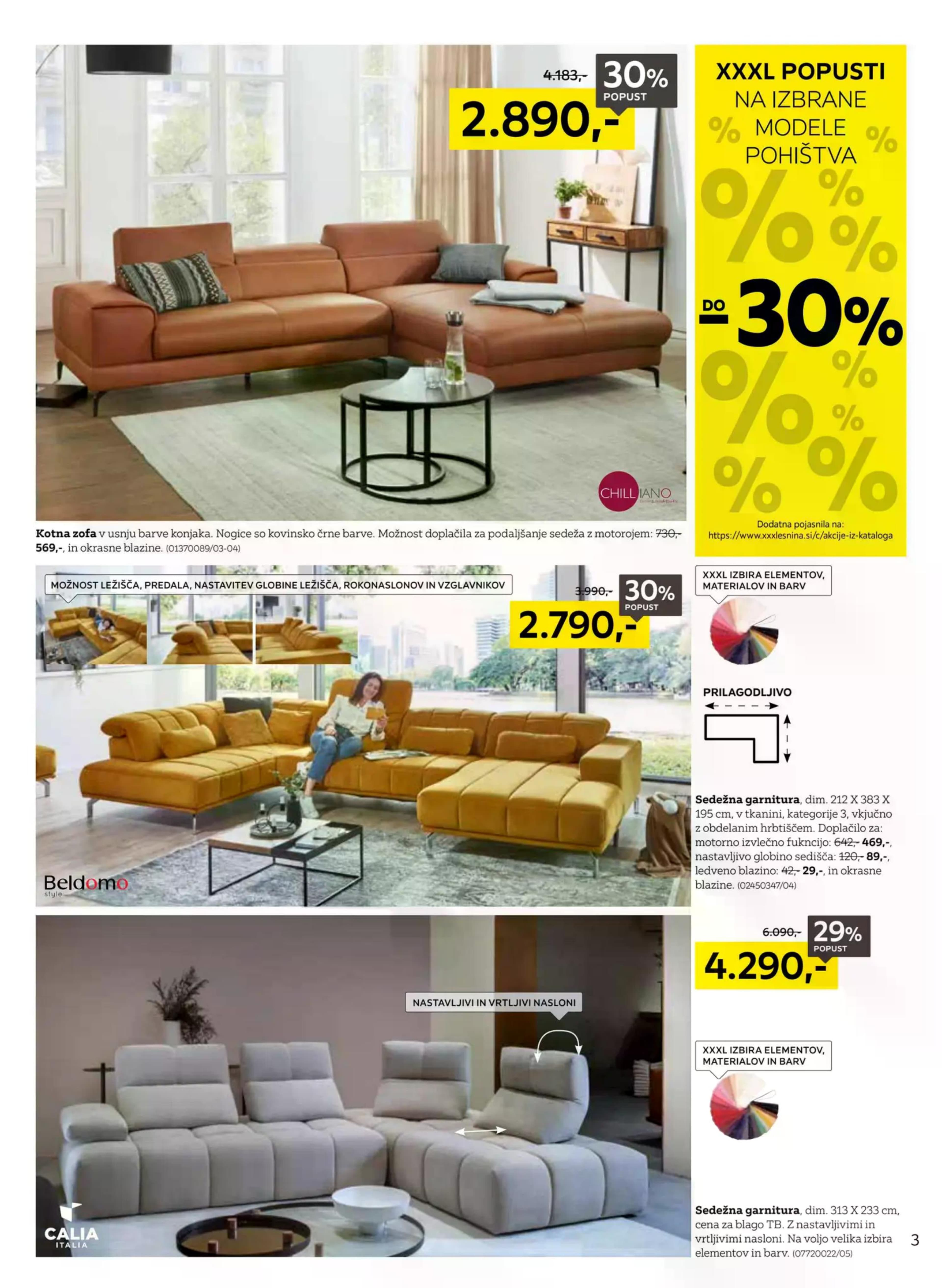 Stran 3. Lesnina kataloga - Najboljše razmerje med ceno in kakovostjo