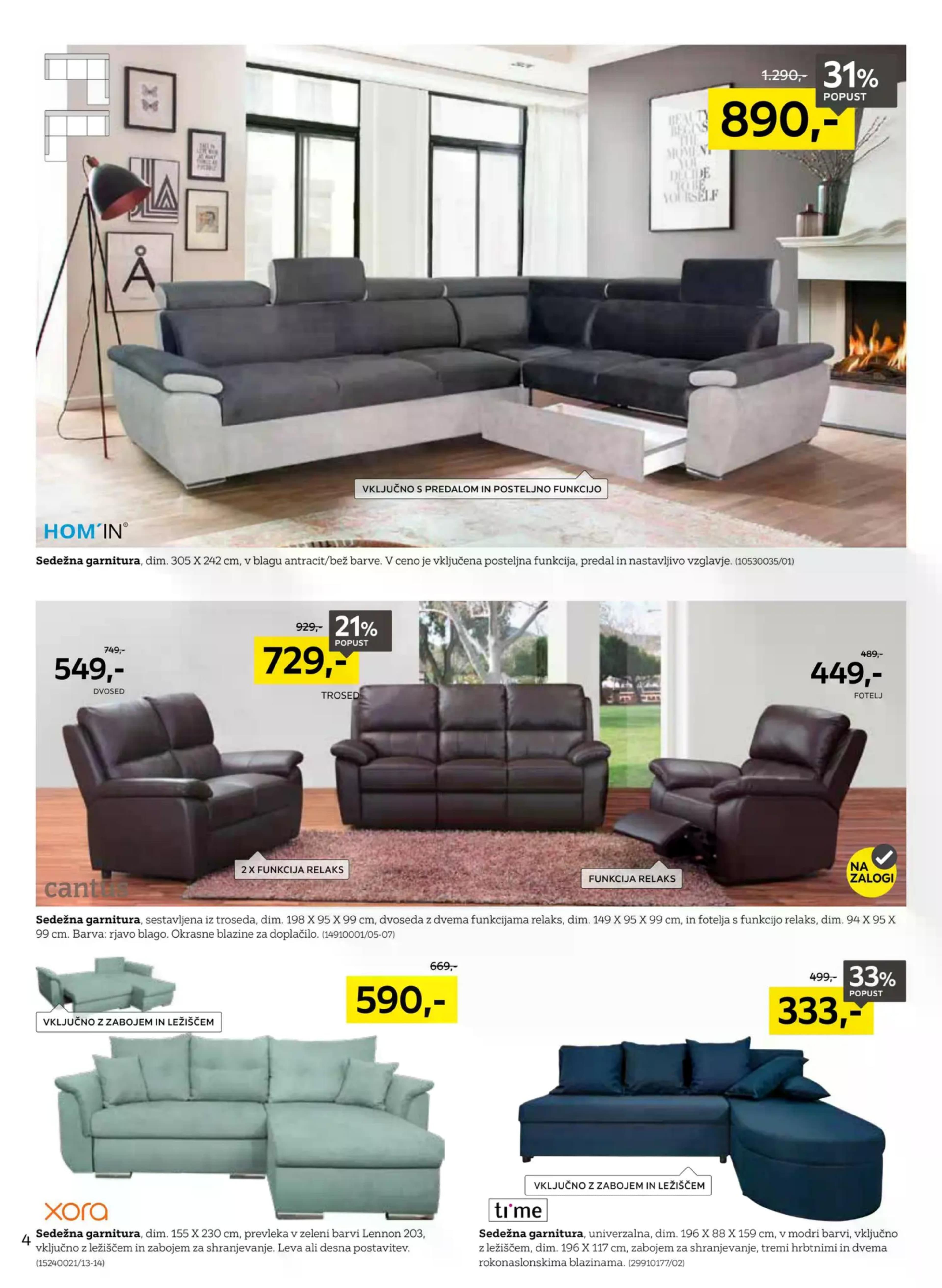 Stran 4. Lesnina kataloga - Najboljše razmerje med ceno in kakovostjo