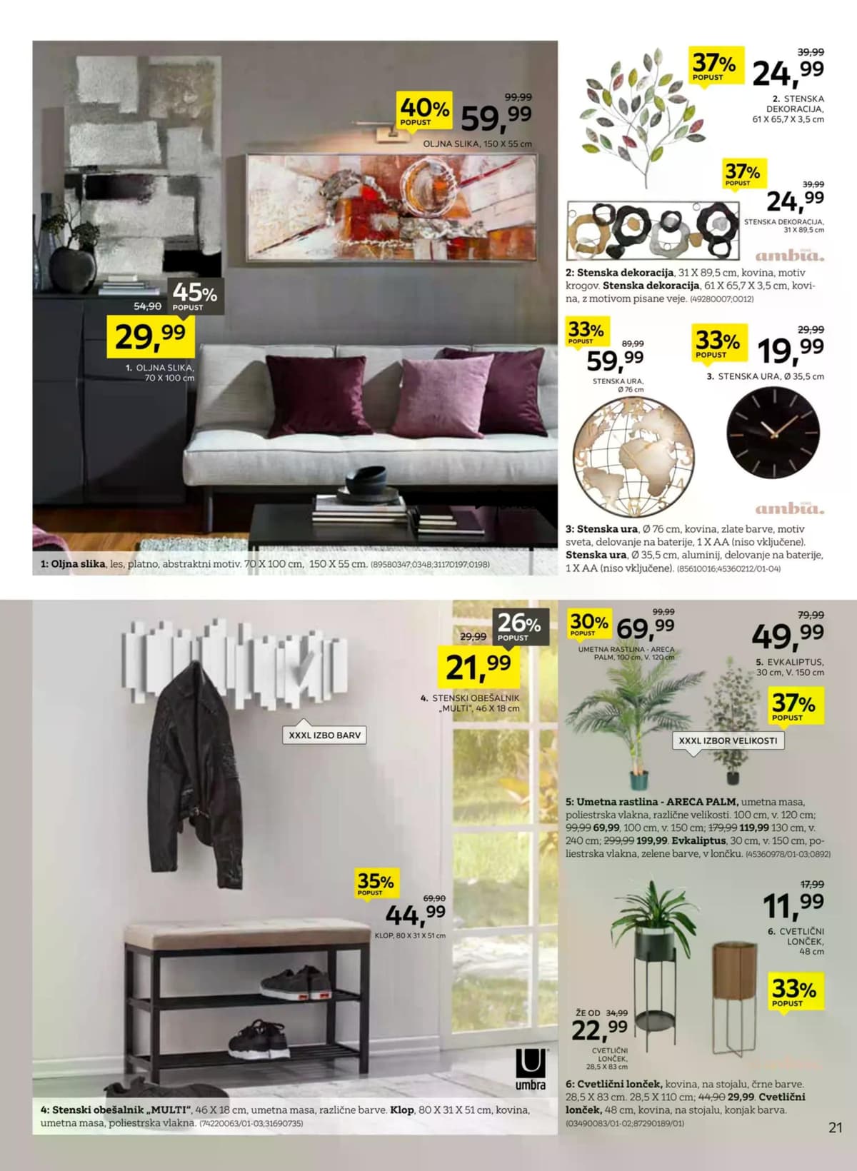 Stran 21. Lesnina kataloga - Novi trendi, ki spremenijo dom od 14.02.2026.