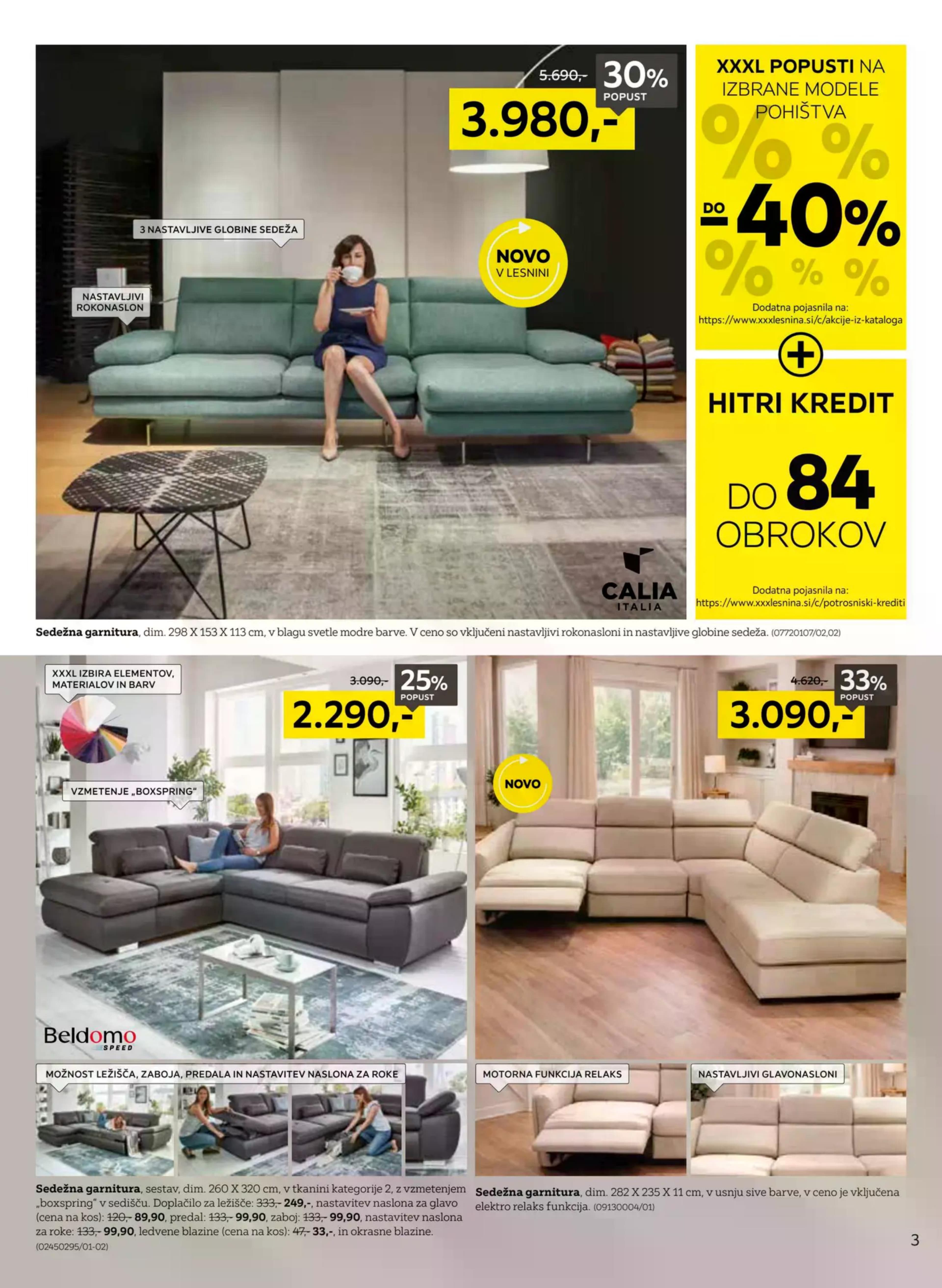 Stran 3. Lesnina kataloga - Novi trendi, ki spremenijo dom