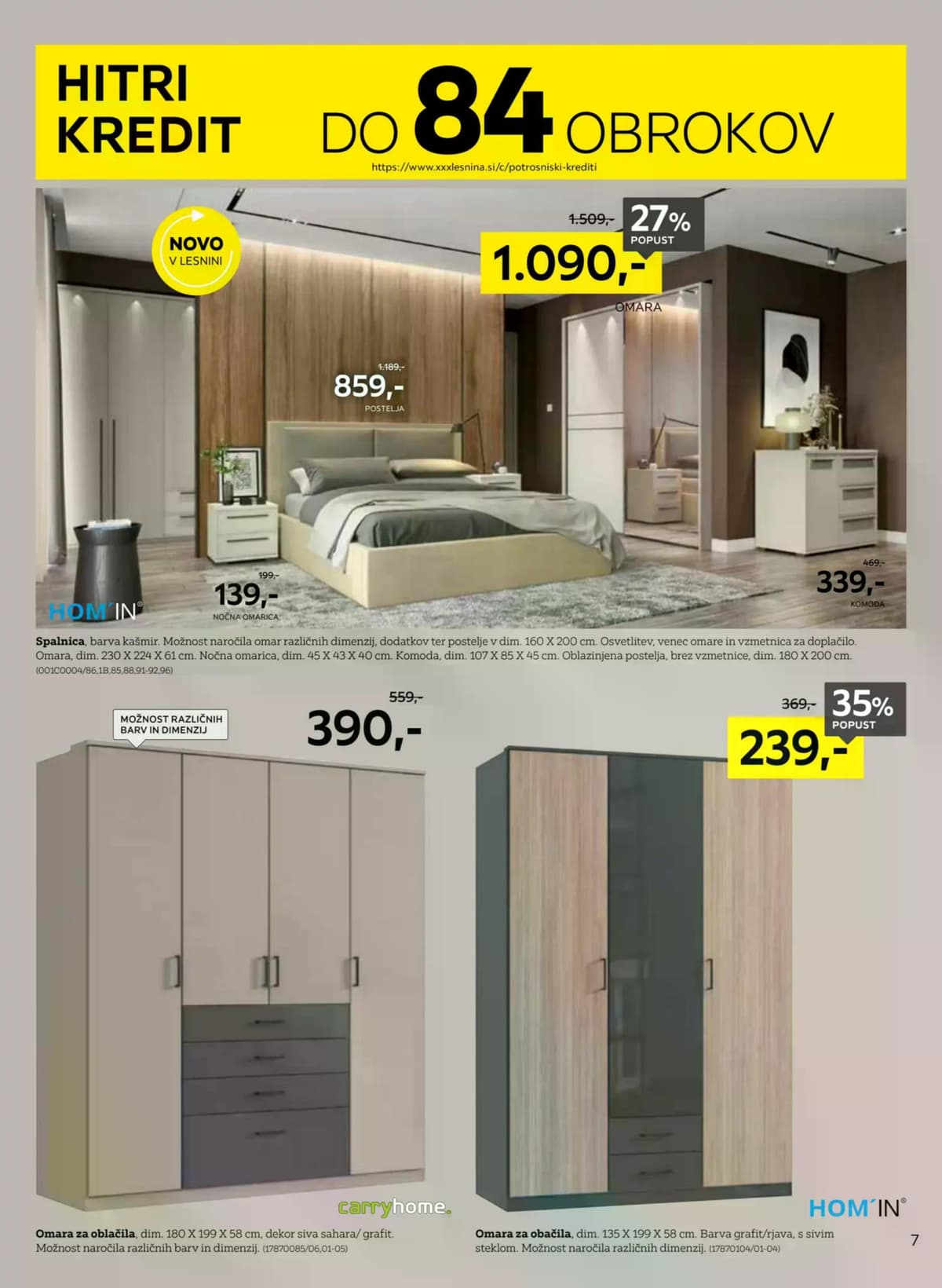 Stran 7. Lesnina kataloga - Novi trendi, ki spremenijo dom od 14.02.2026.