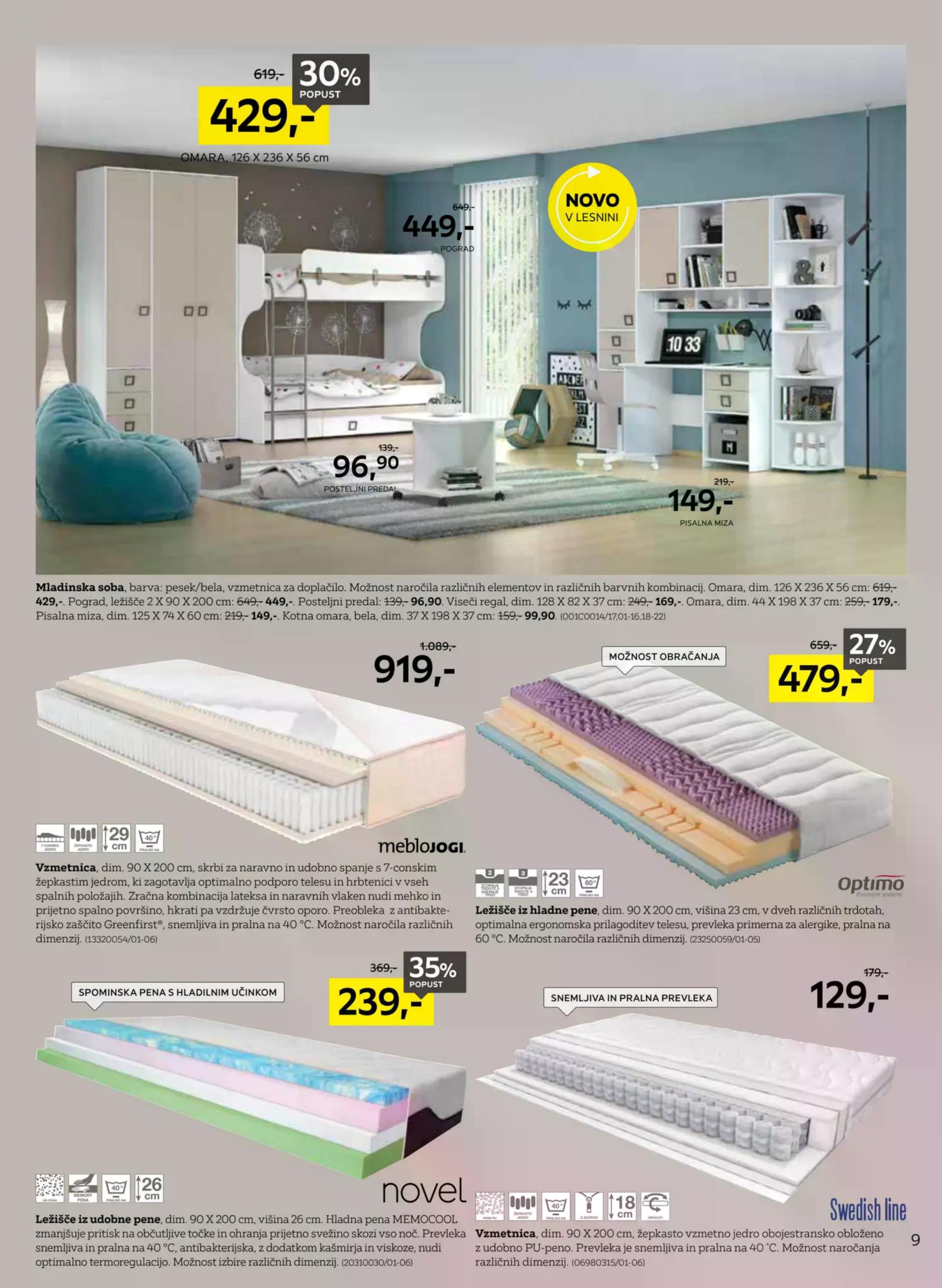 Stran 9. Lesnina kataloga - Novi trendi, ki spremenijo dom