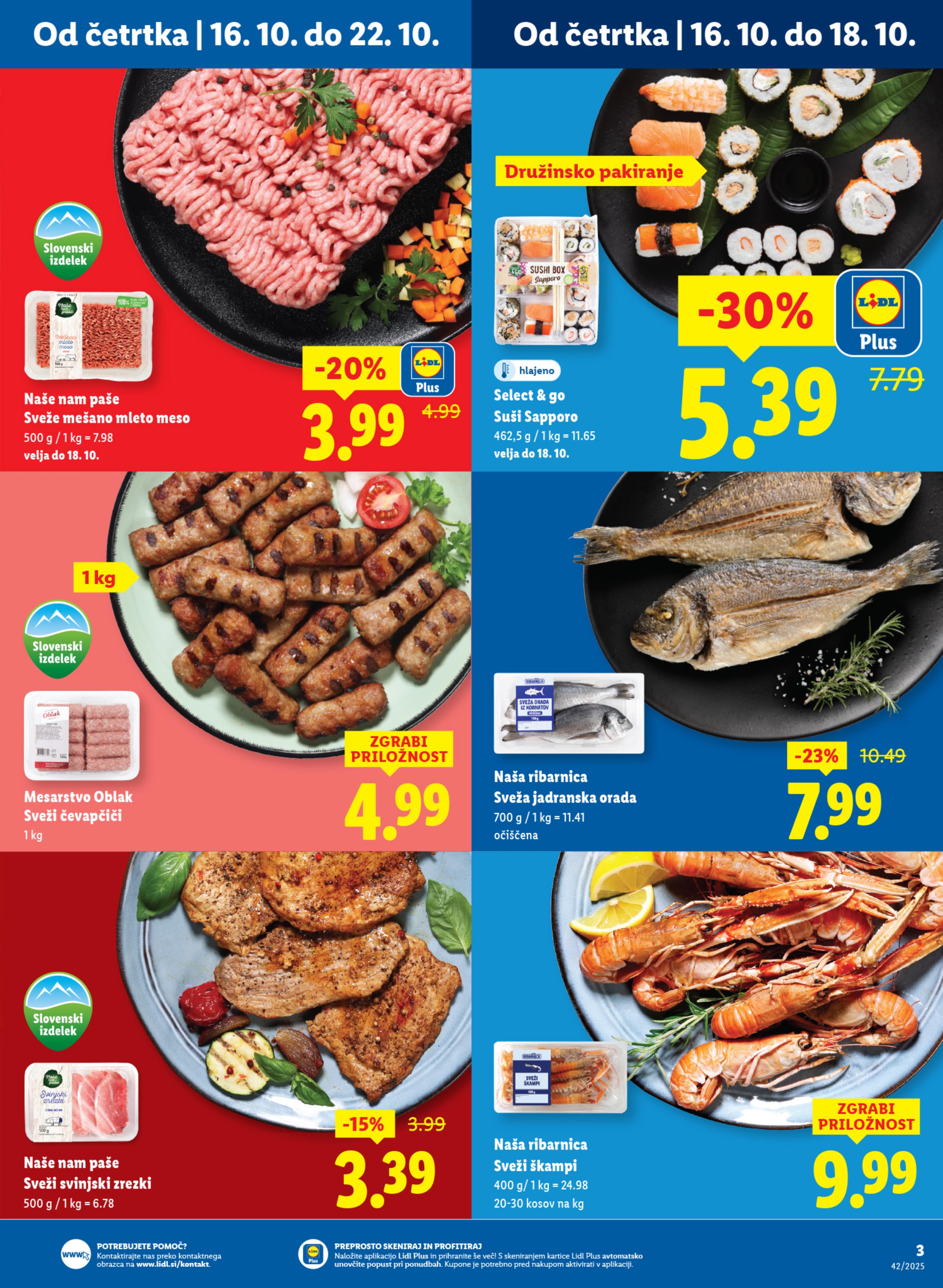 Stran 3. Lidl kataloga - Akcije od 16.10. do 22.10.2025.