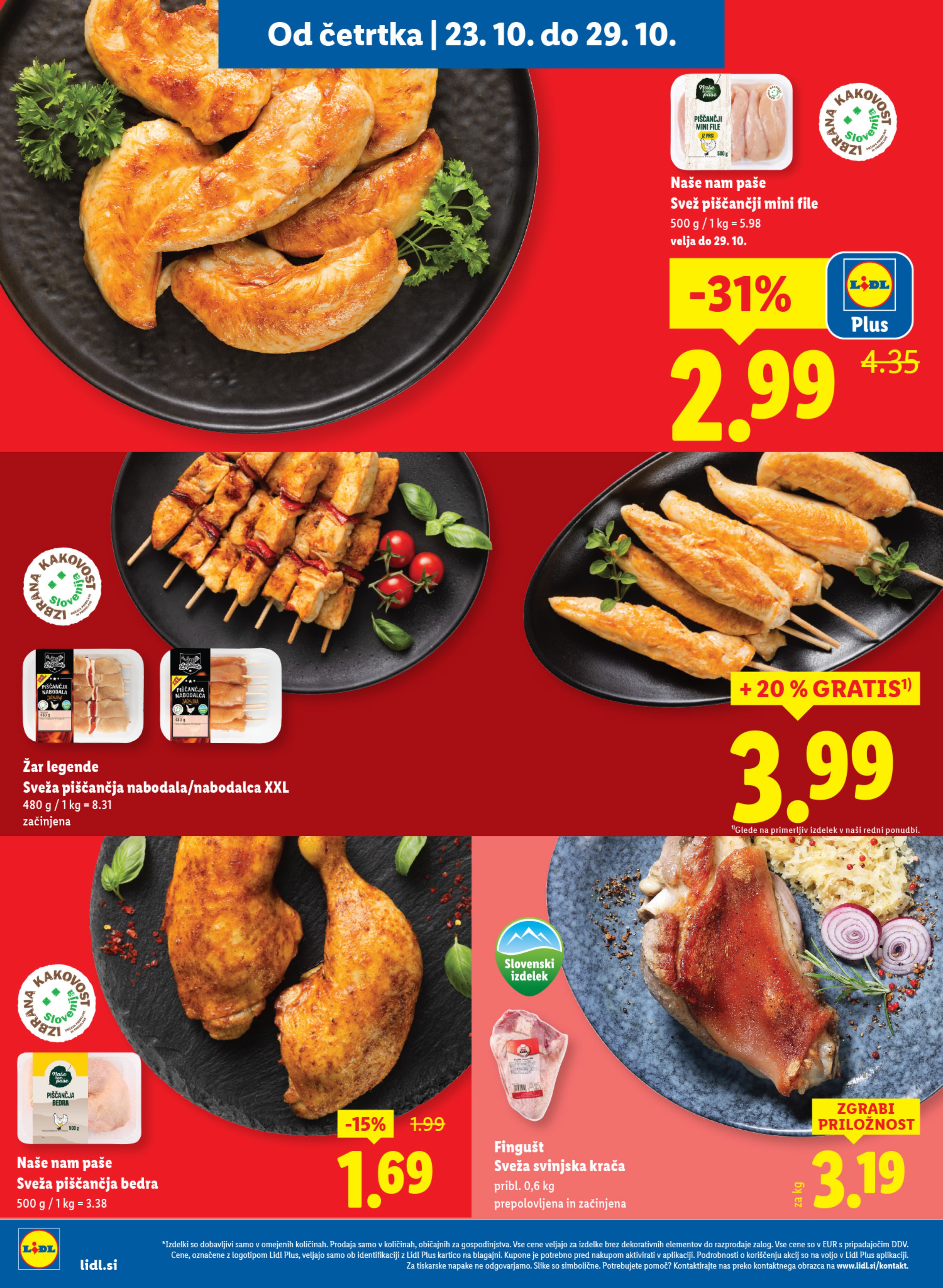 Stran 2. Lidl kataloga - Akcije od 23.10. do 29.10.2025.
