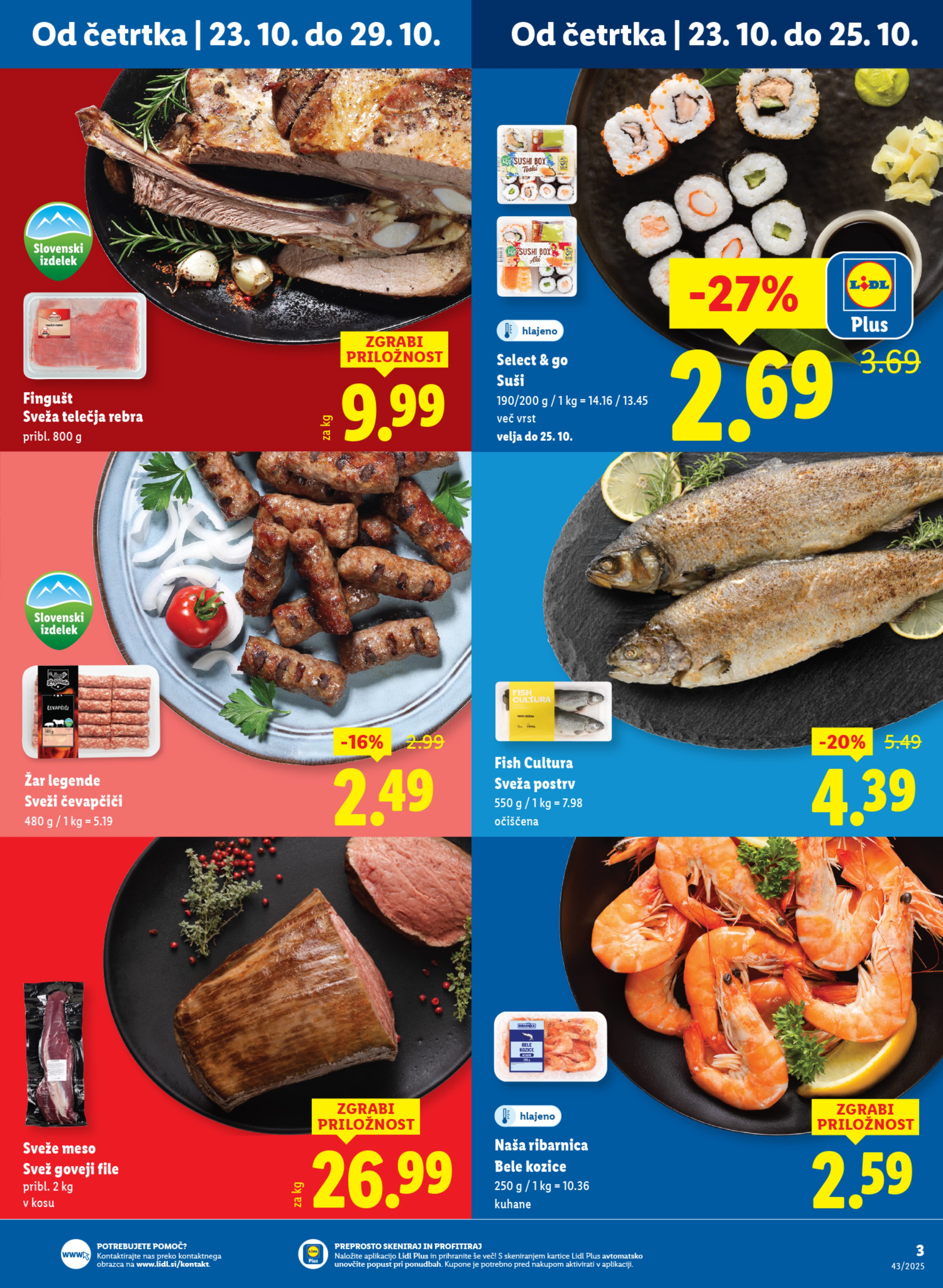 Stran 3. Lidl kataloga - Akcije od 23.10. do 29.10.2025.