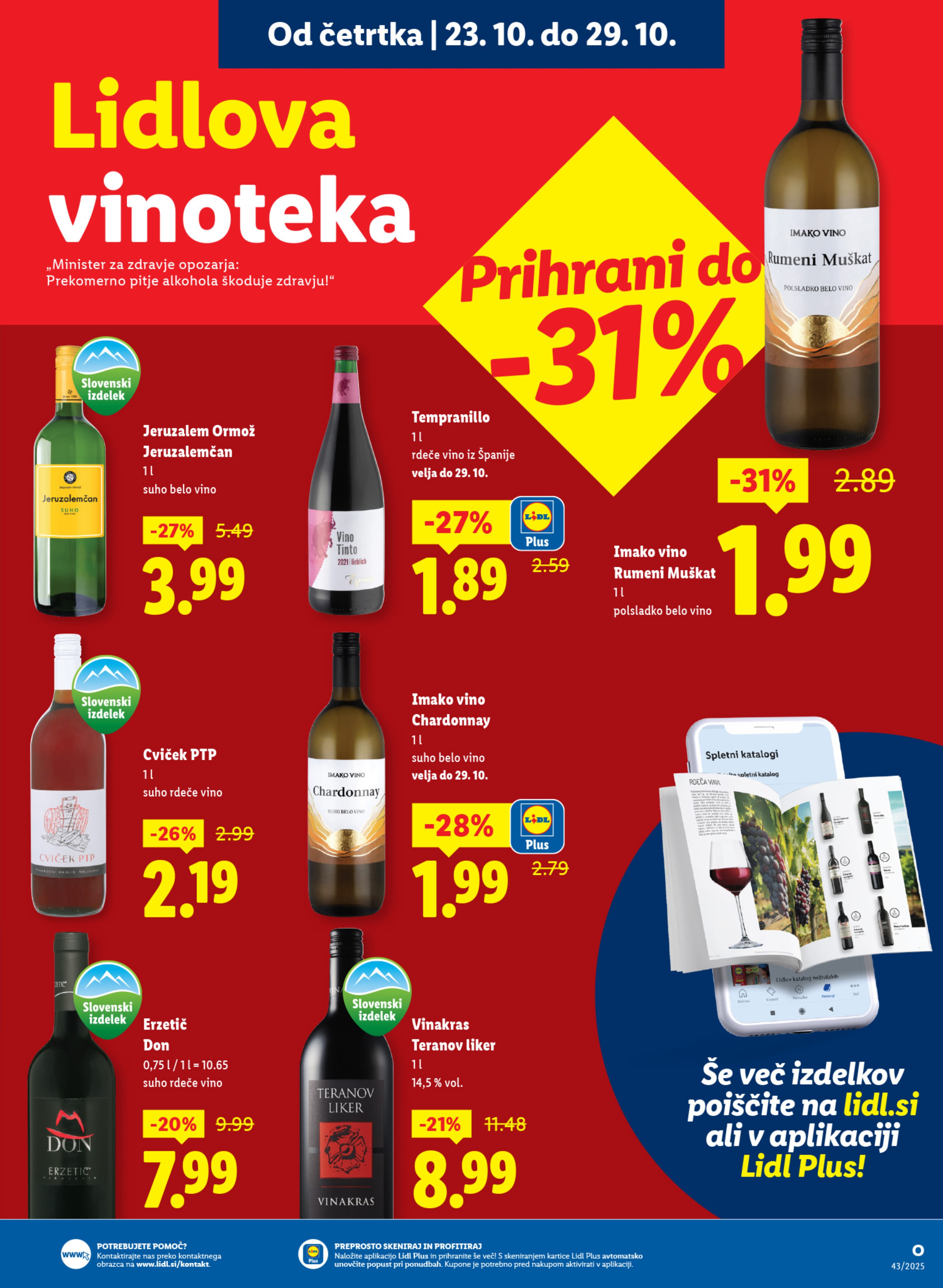 Stran 31. Lidl kataloga - Akcije od 23.10. do 29.10.2025.