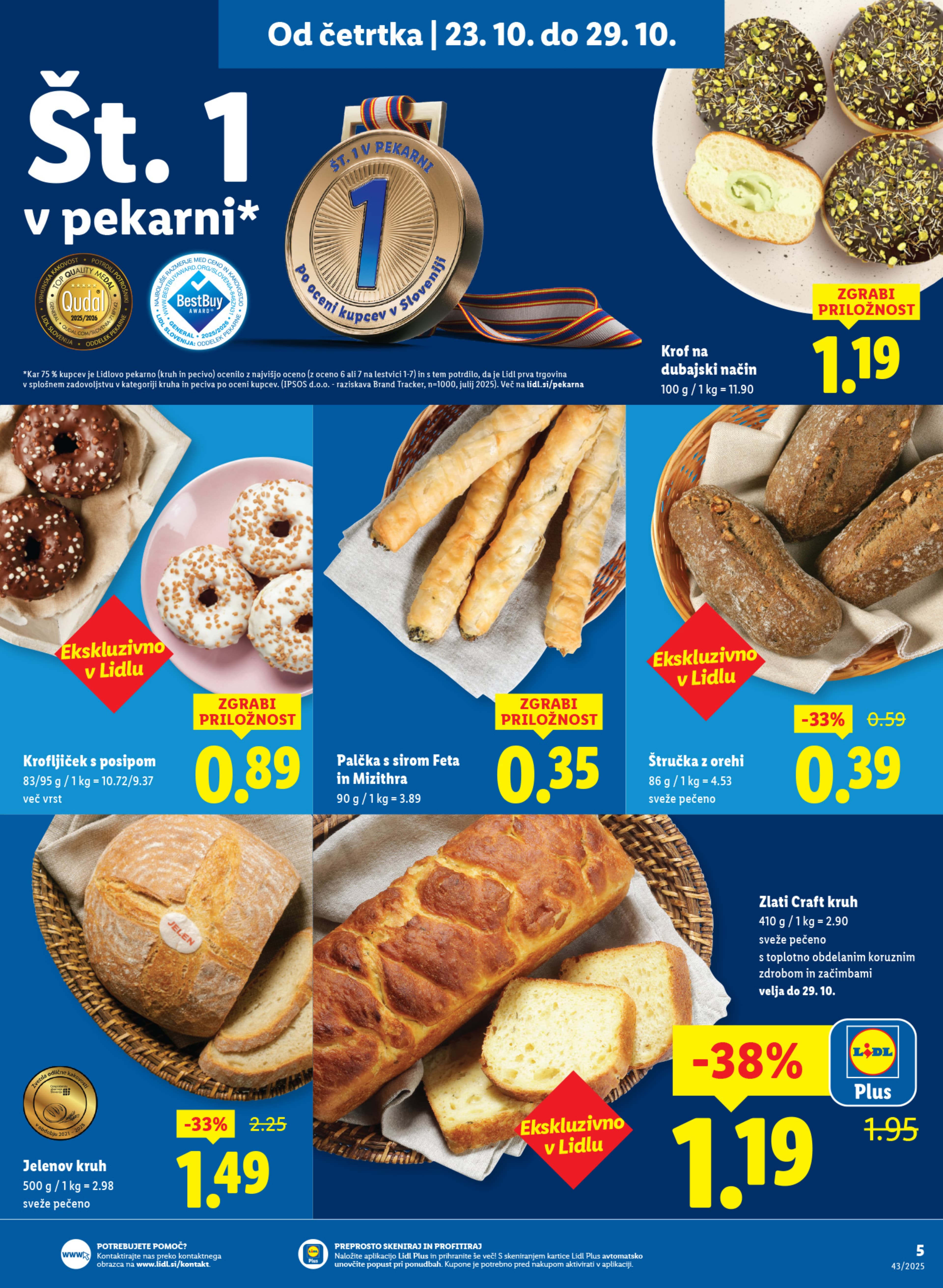 Stran 5. Lidl kataloga - Akcije od 23.10. do 29.10.2025.
