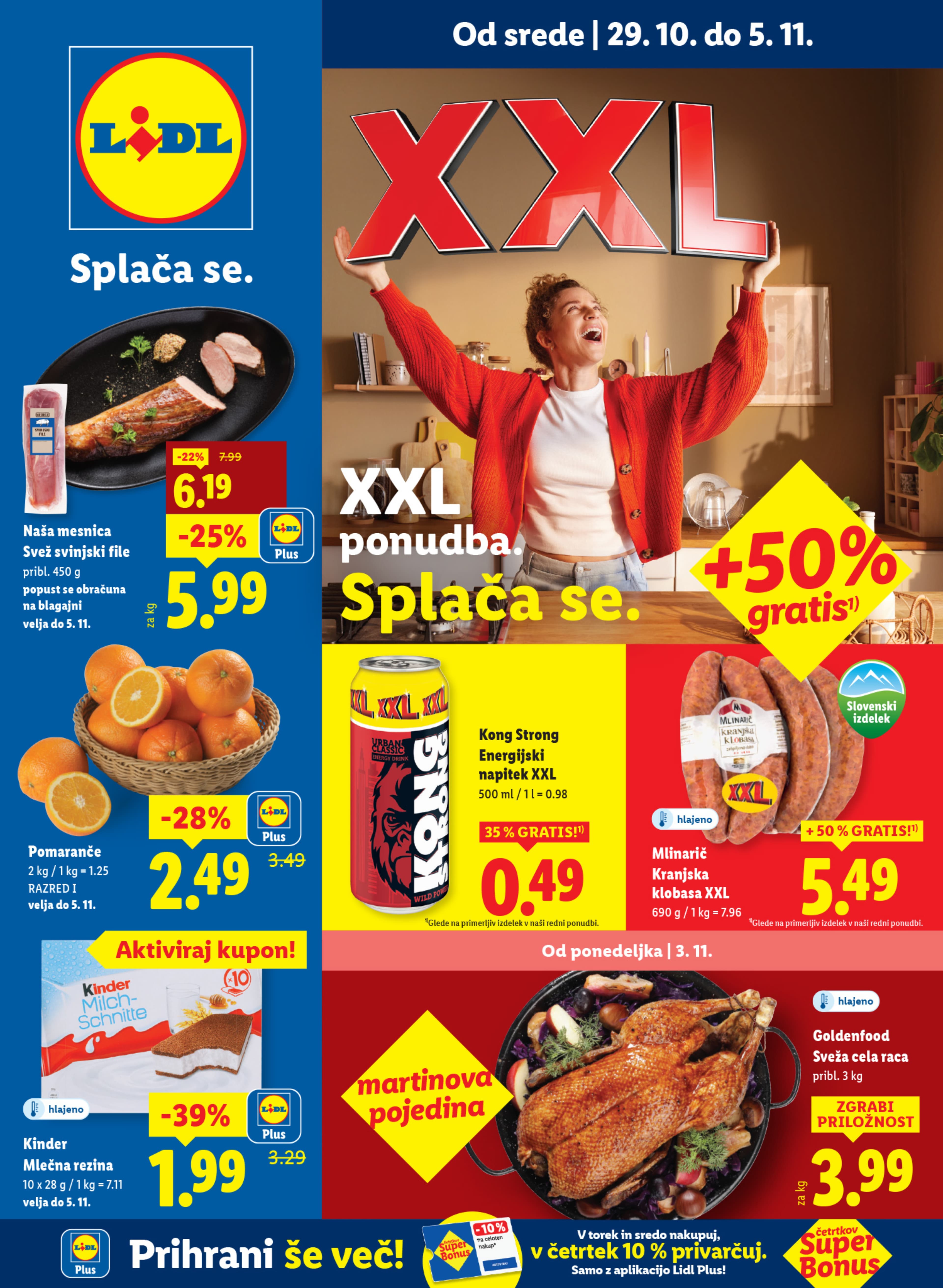 Stran 1. Lidl kataloga - Akcije od 29.10. do 05.11.2025.