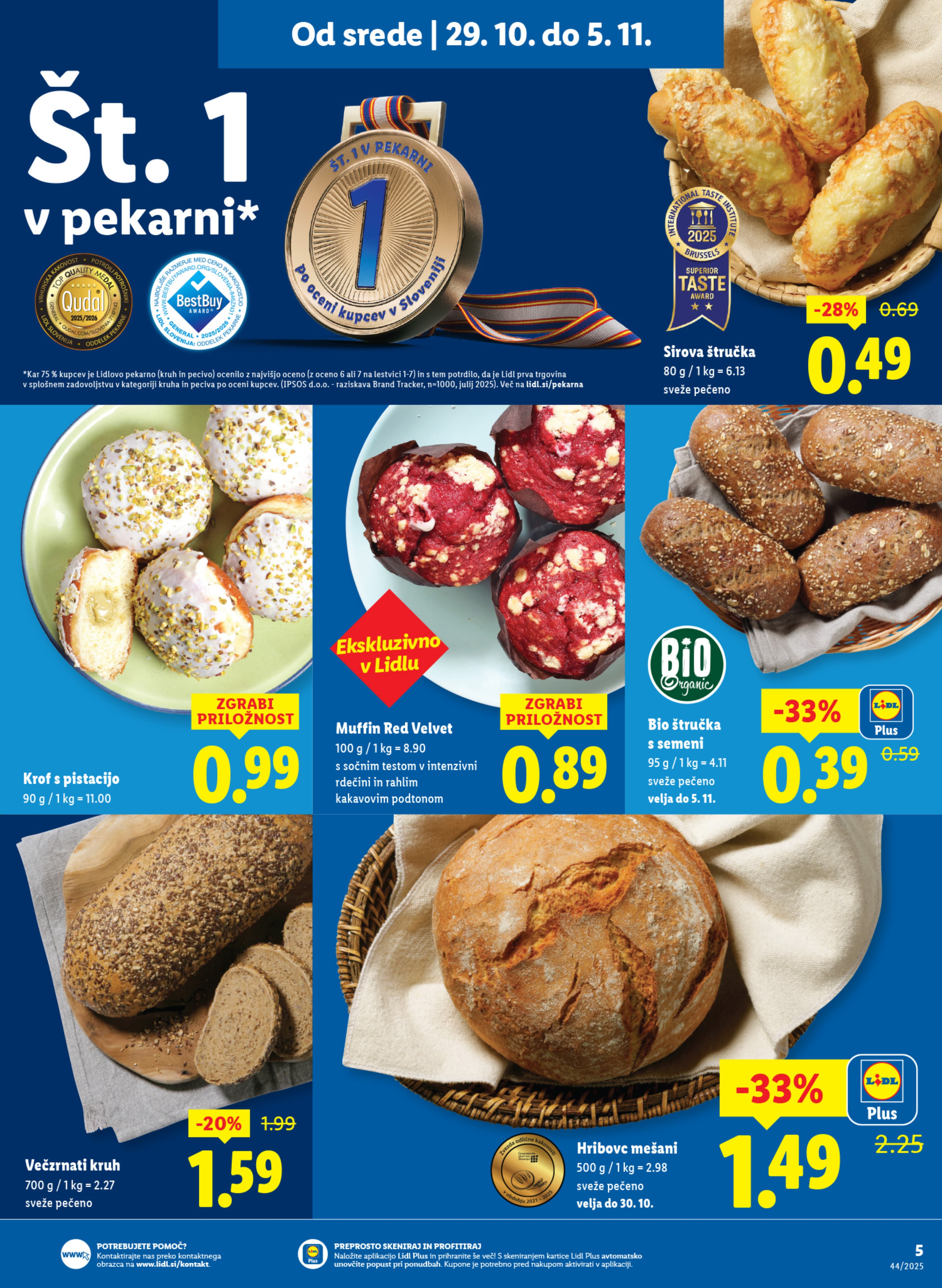 Stran 5. Lidl kataloga - Akcije od 29.10. do 05.11.2025.