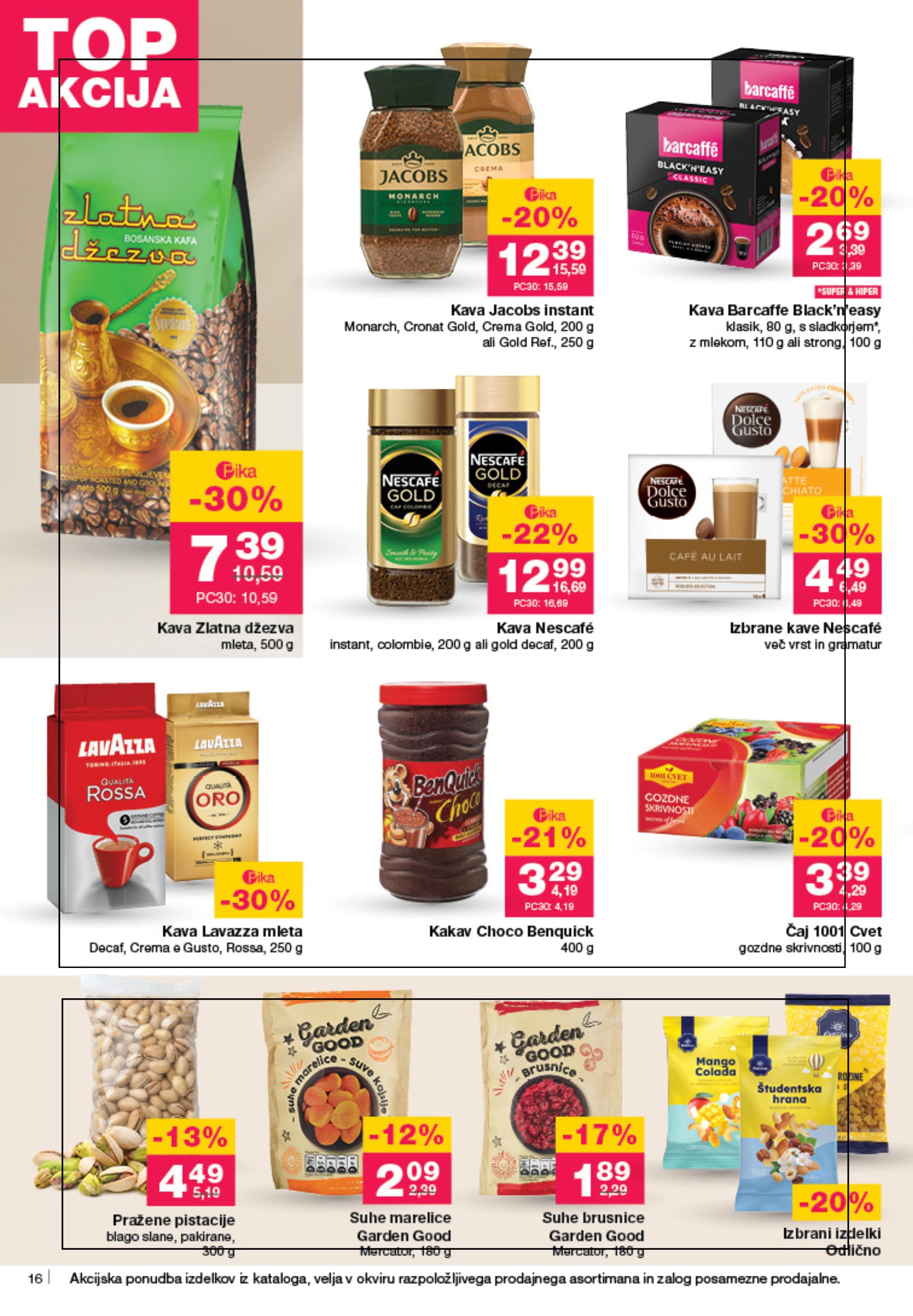 Stran 16. Mercator kataloga - Akcije od 25.09. do 01.10.2025.