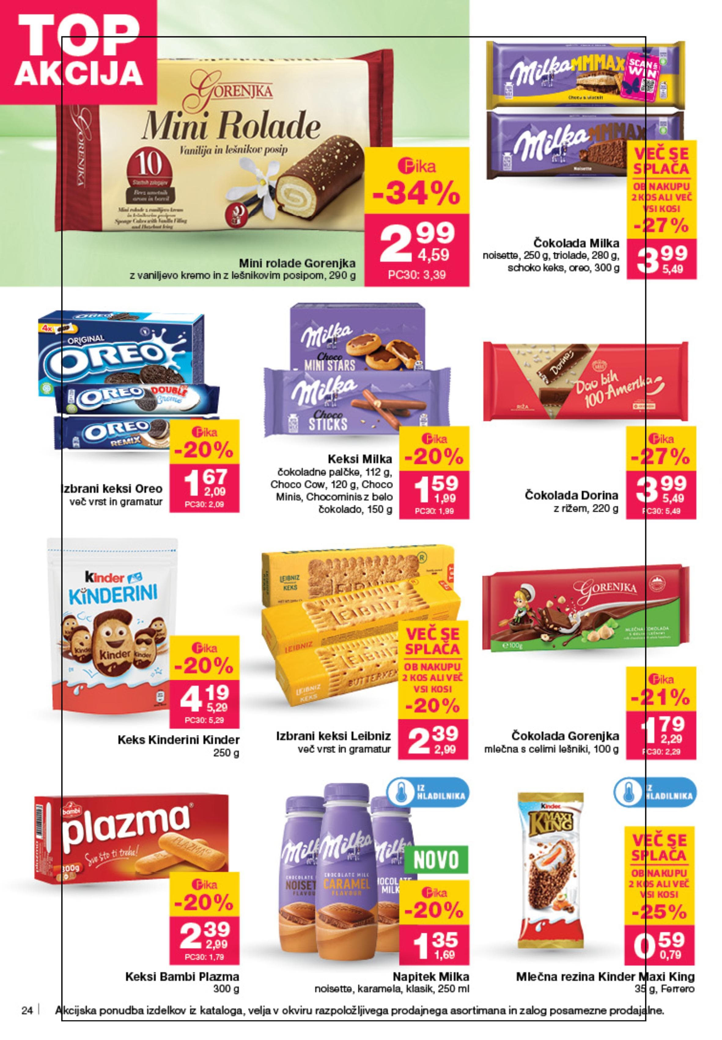Stran 24. Mercator kataloga - Akcije od 25.09. do 01.10.2025.