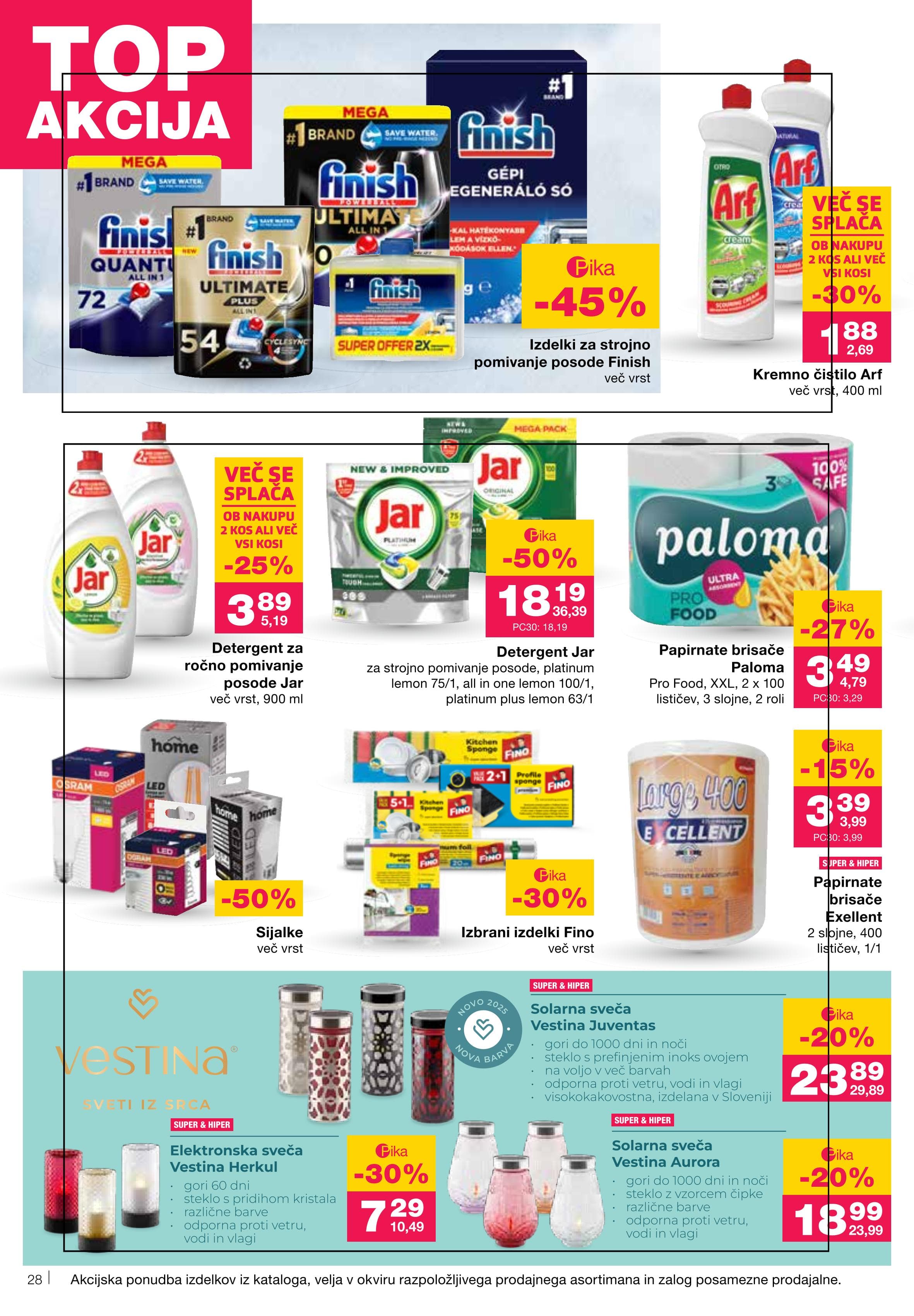 Stran 32. Mercator kataloga - Akcije od 25.09. do 01.10.2025.