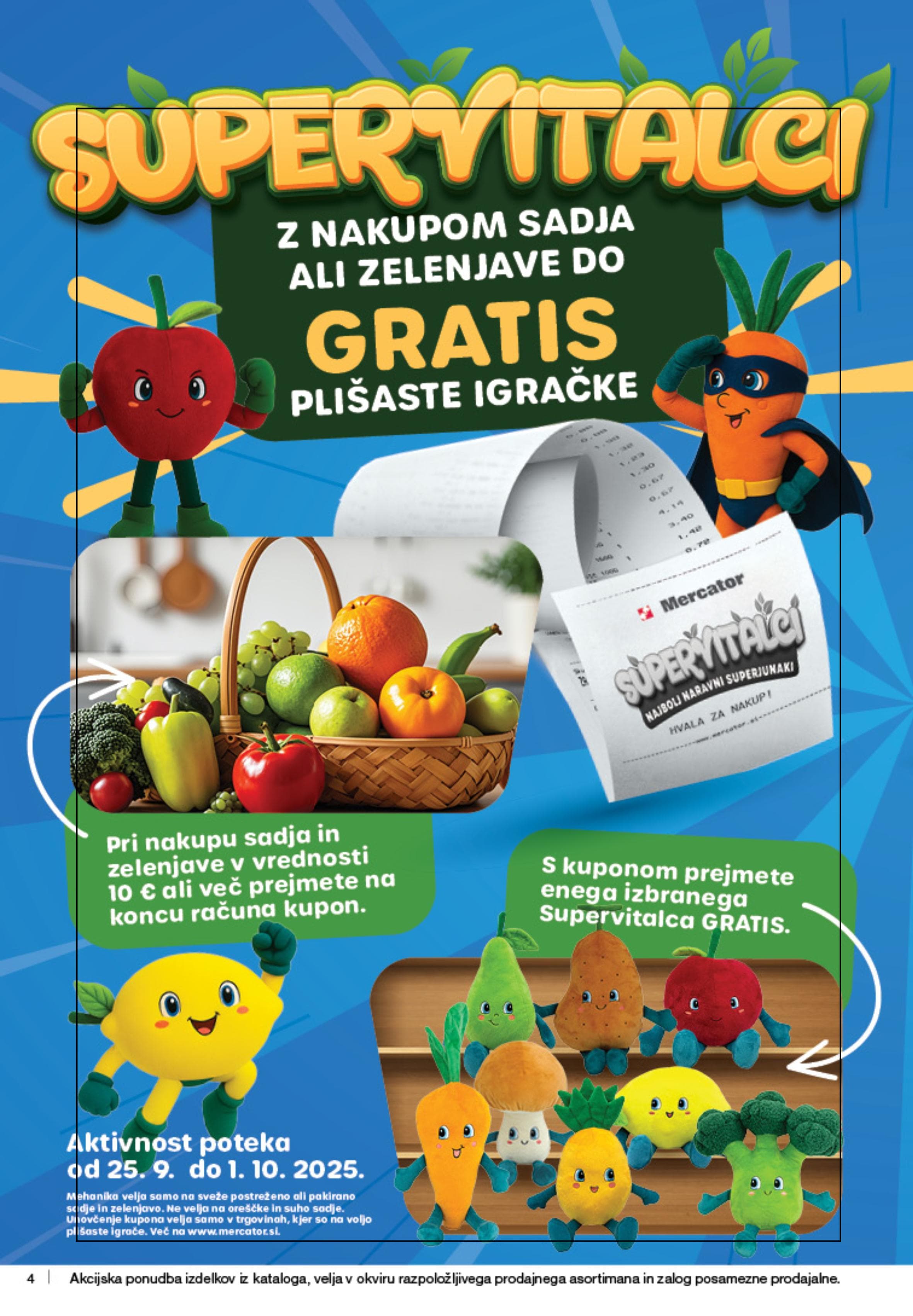 Stran 4. Mercator kataloga - Akcije od 25.09. do 01.10.2025.