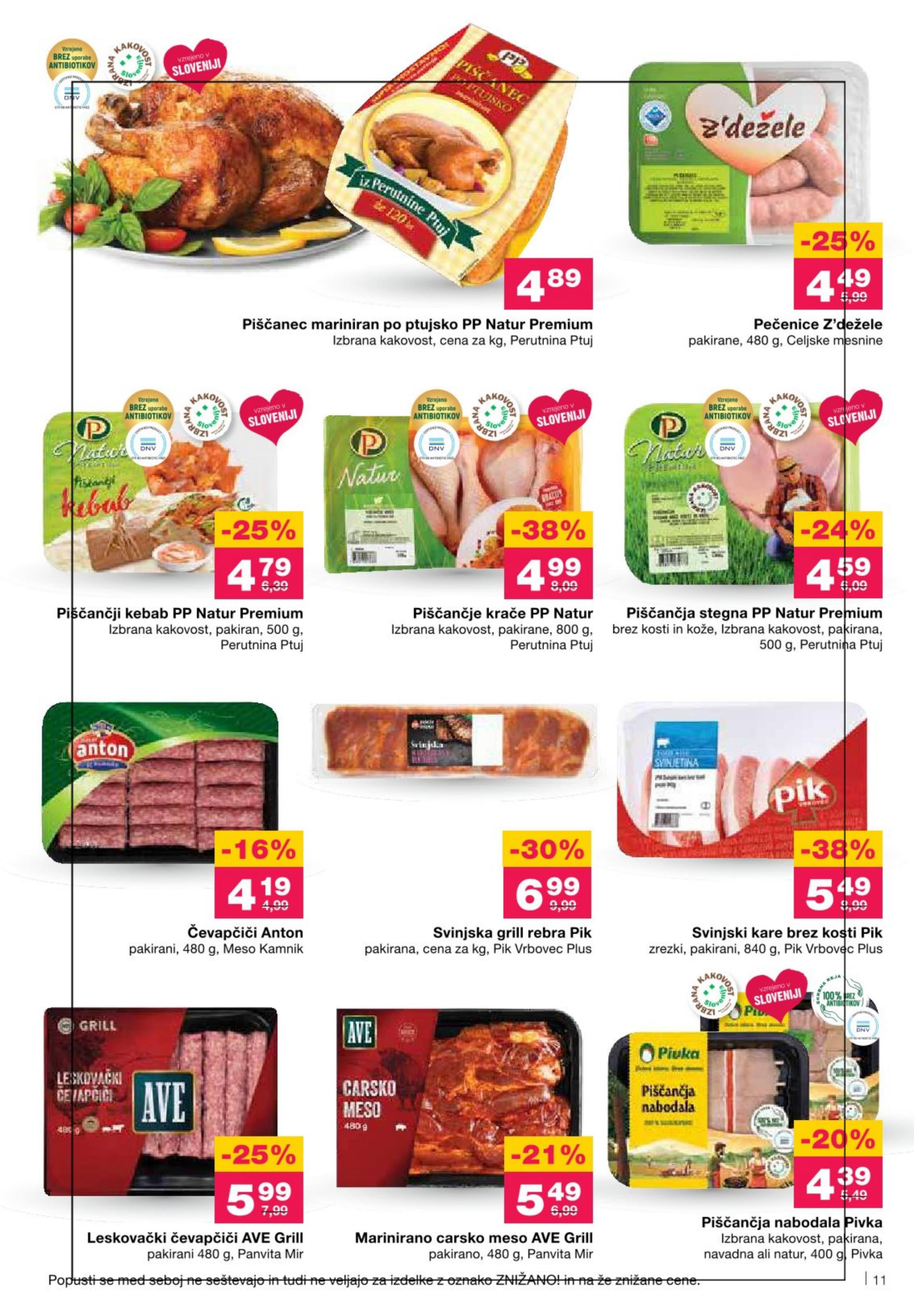 Stran 11. Mercator kataloga - Akcije od 02.10. do 08.10.2025.