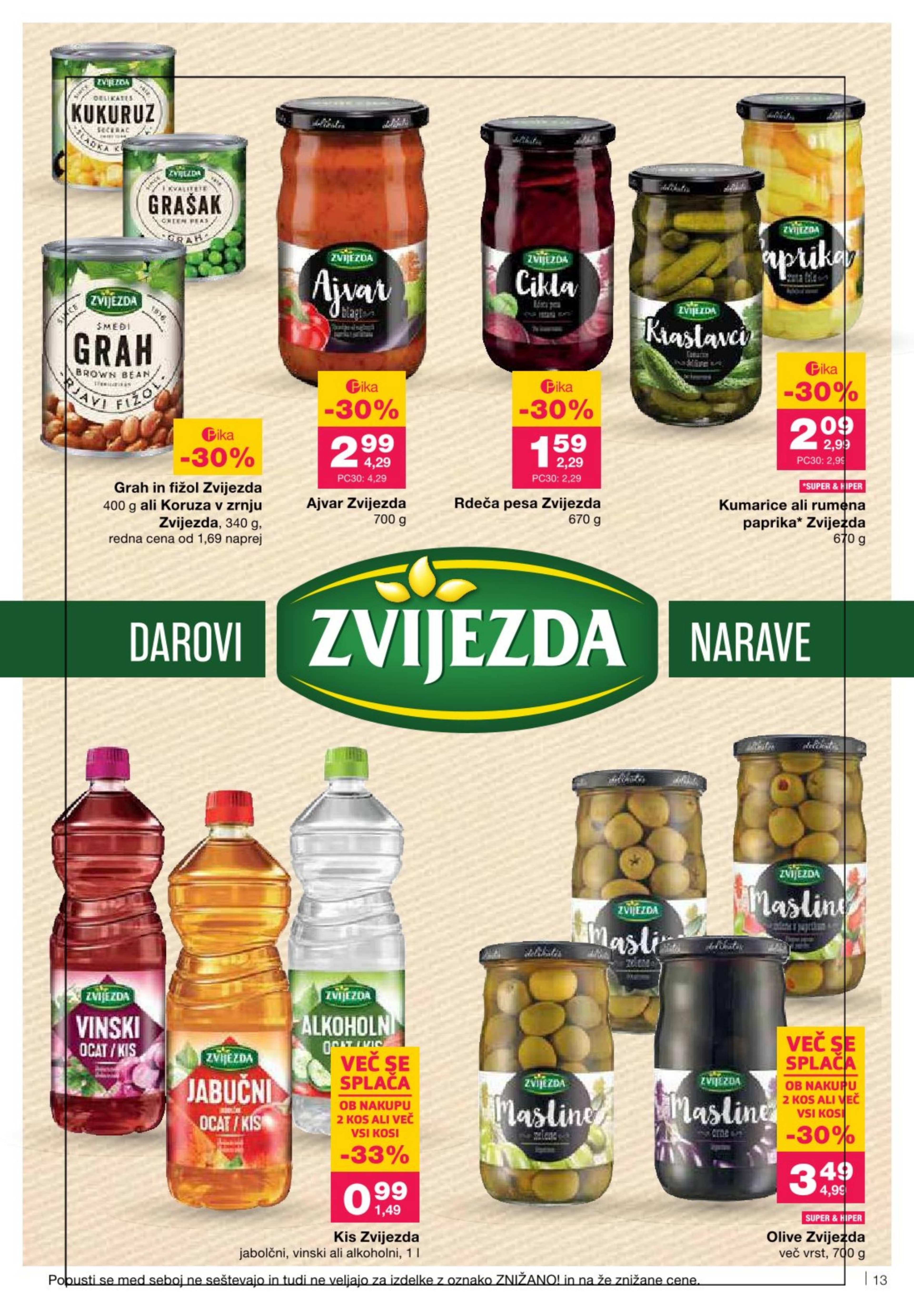 Stran 13. Mercator kataloga - Akcije od 02.10. do 08.10.2025.