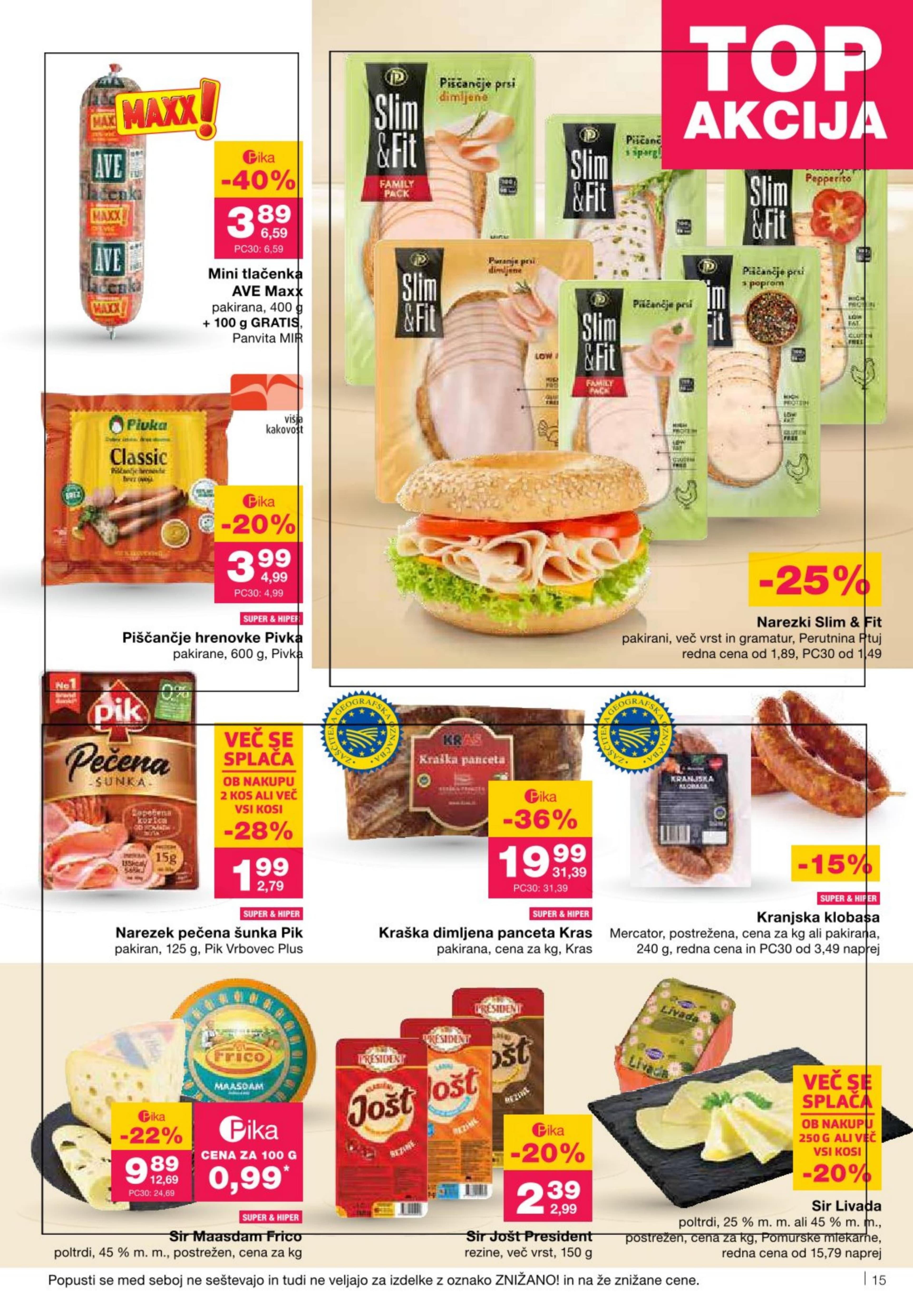Stran 15. Mercator kataloga - Akcije od 02.10. do 08.10.2025.
