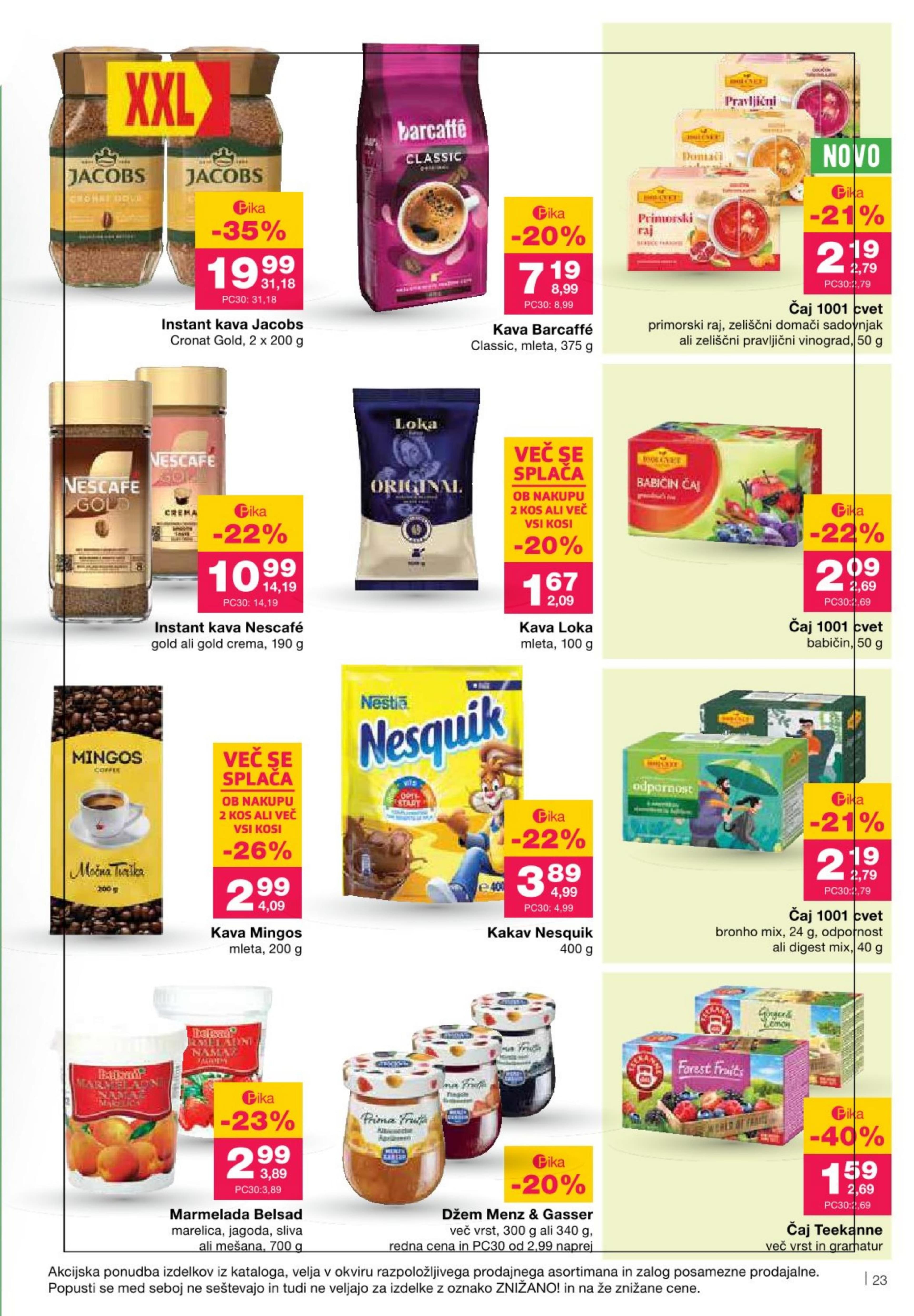 Stran 23. Mercator kataloga - Akcije od 02.10. do 08.10.2025.
