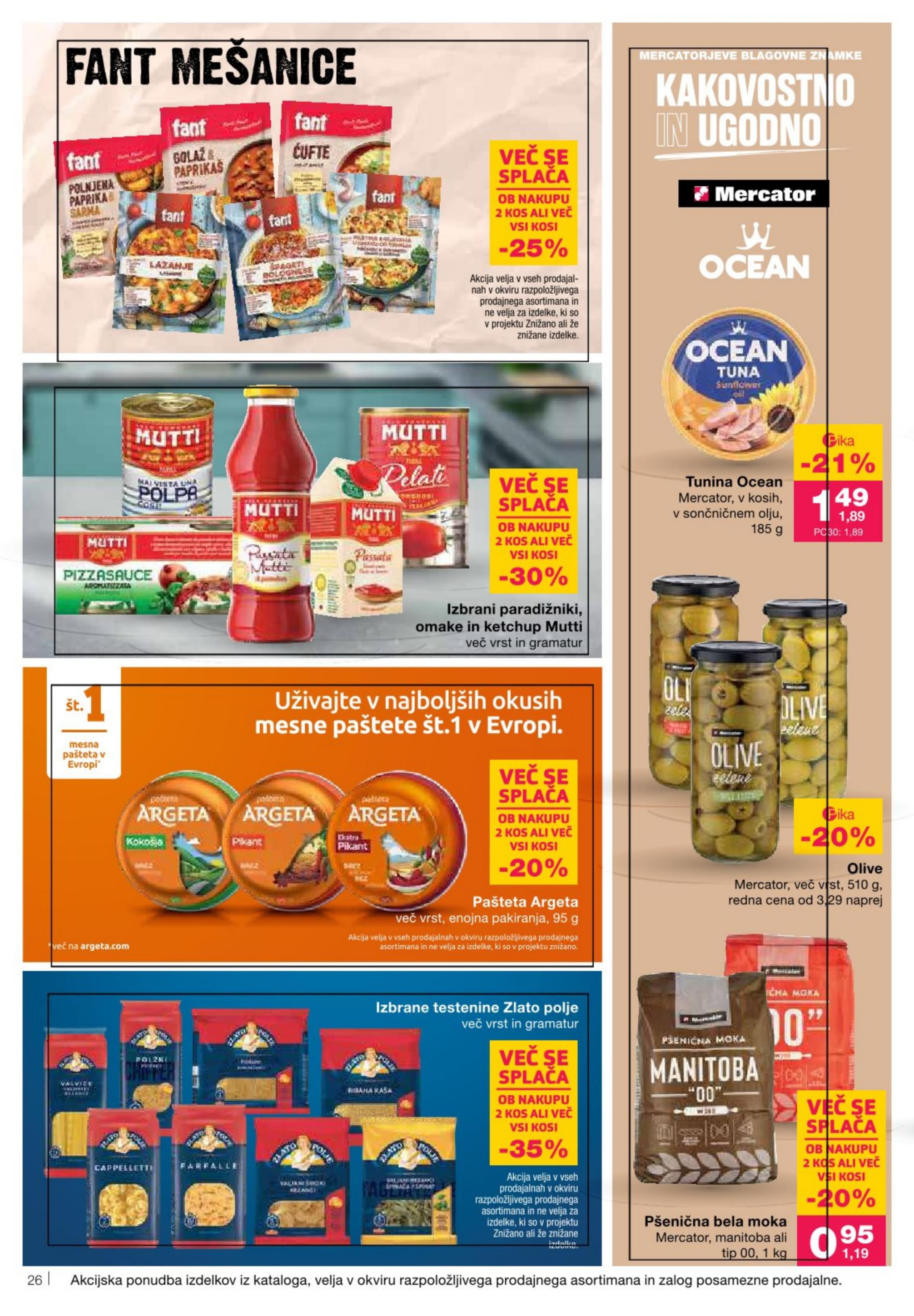 Stran 26. Mercator kataloga - Akcije od 02.10. do 08.10.2025.