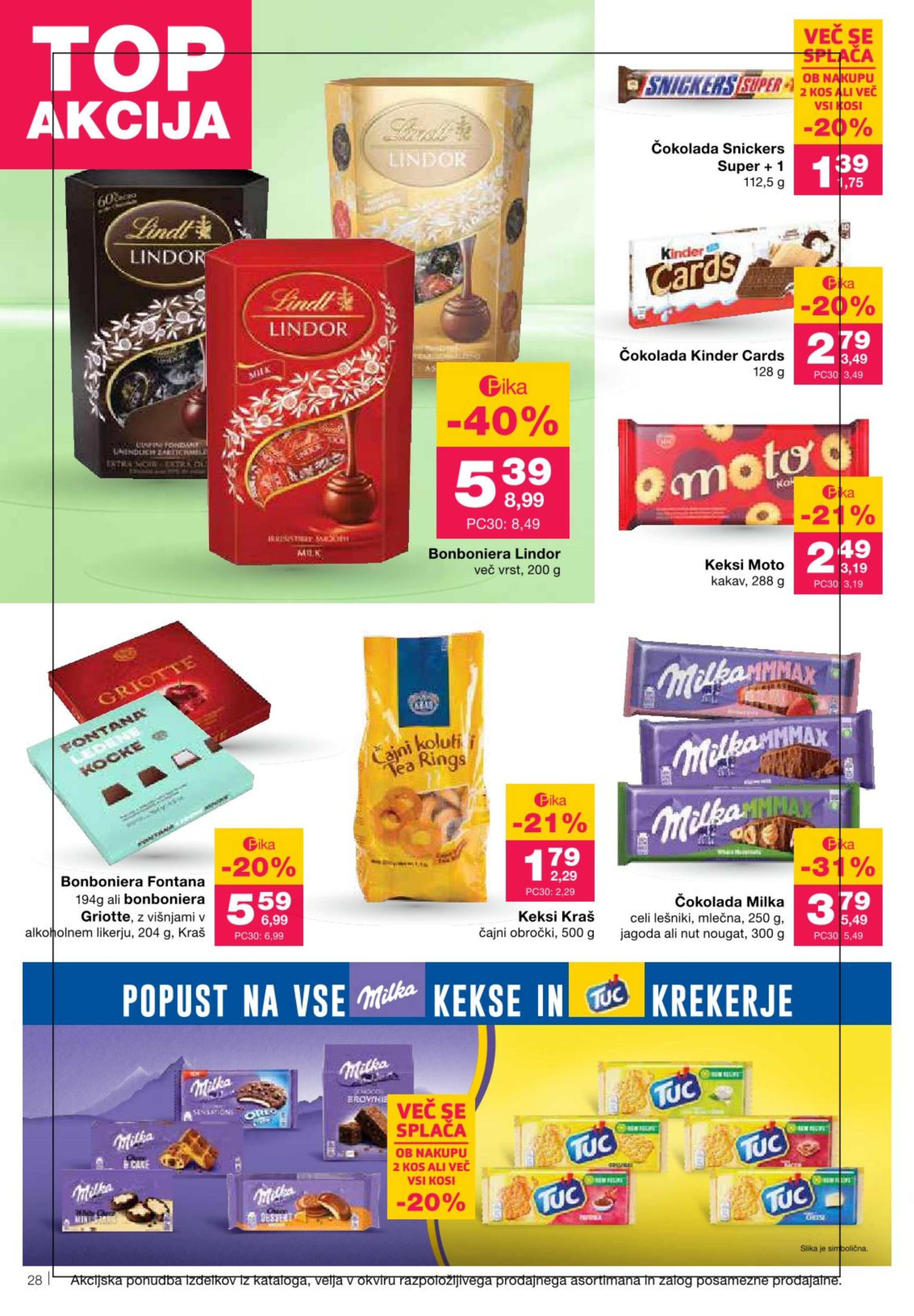 Stran 28. Mercator kataloga - Akcije od 02.10. do 08.10.2025.