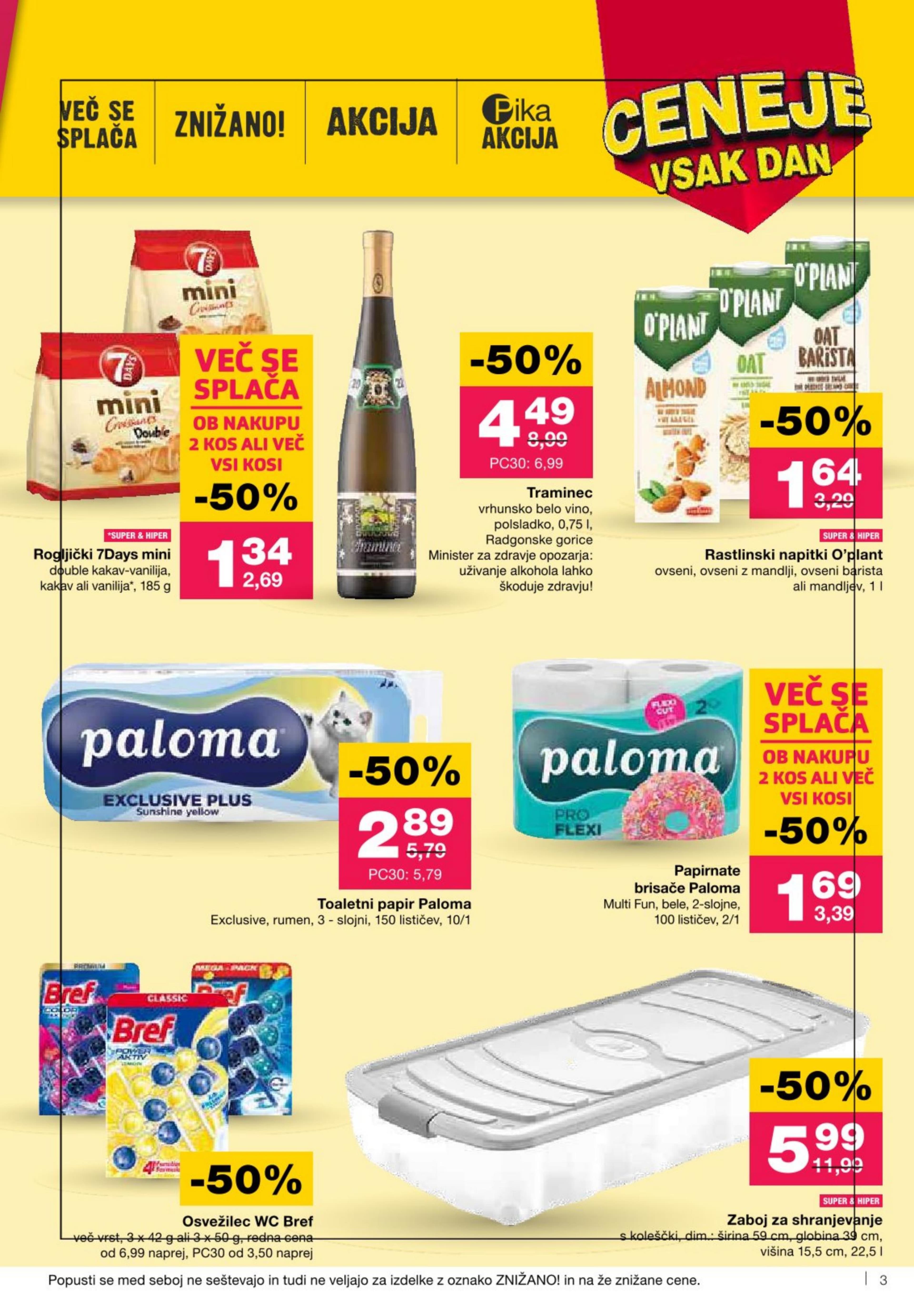 Stran 3. Mercator kataloga - Akcije od 02.10. do 08.10.2025.