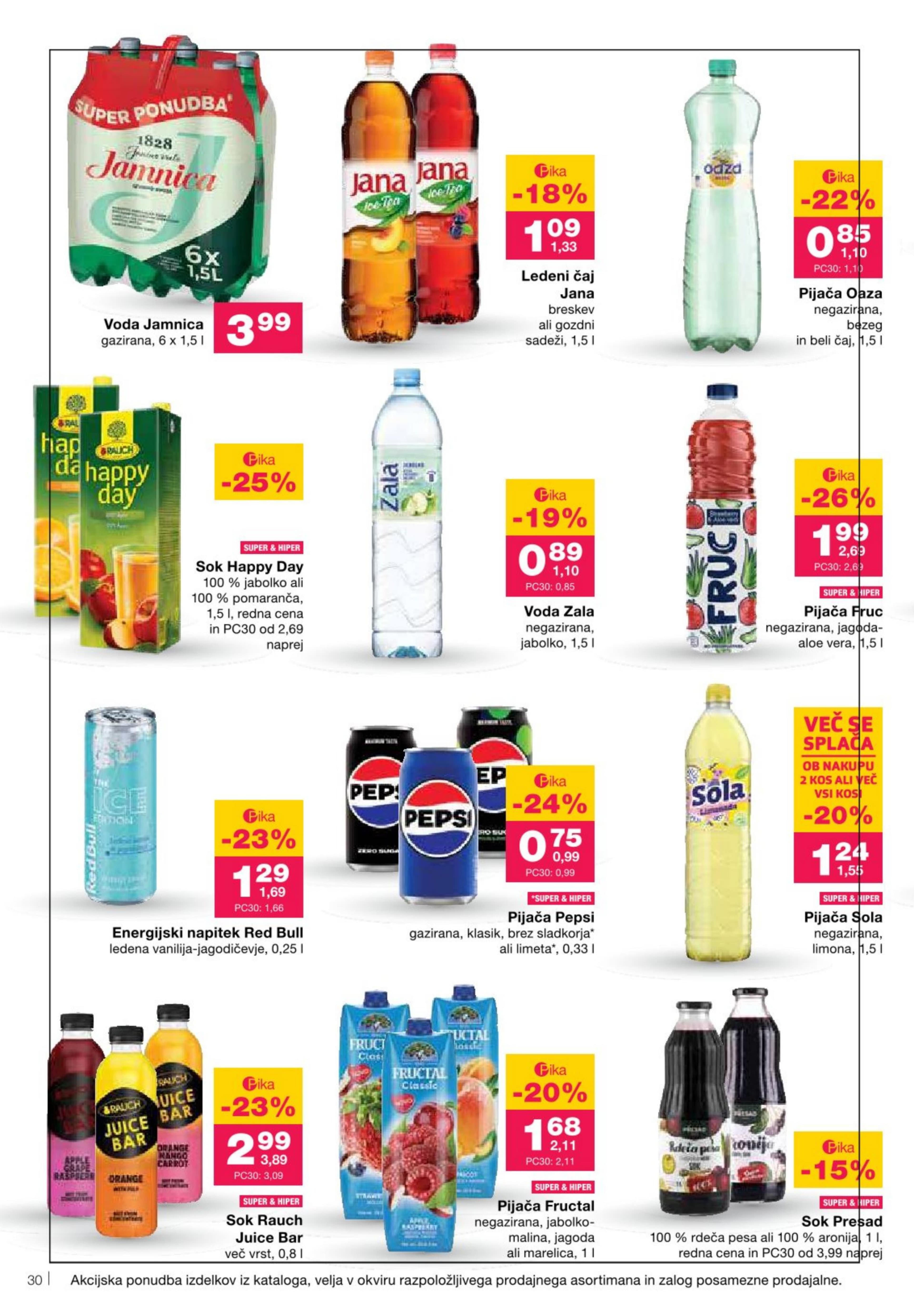 Stran 30. Mercator kataloga - Akcije od 02.10. do 08.10.2025.