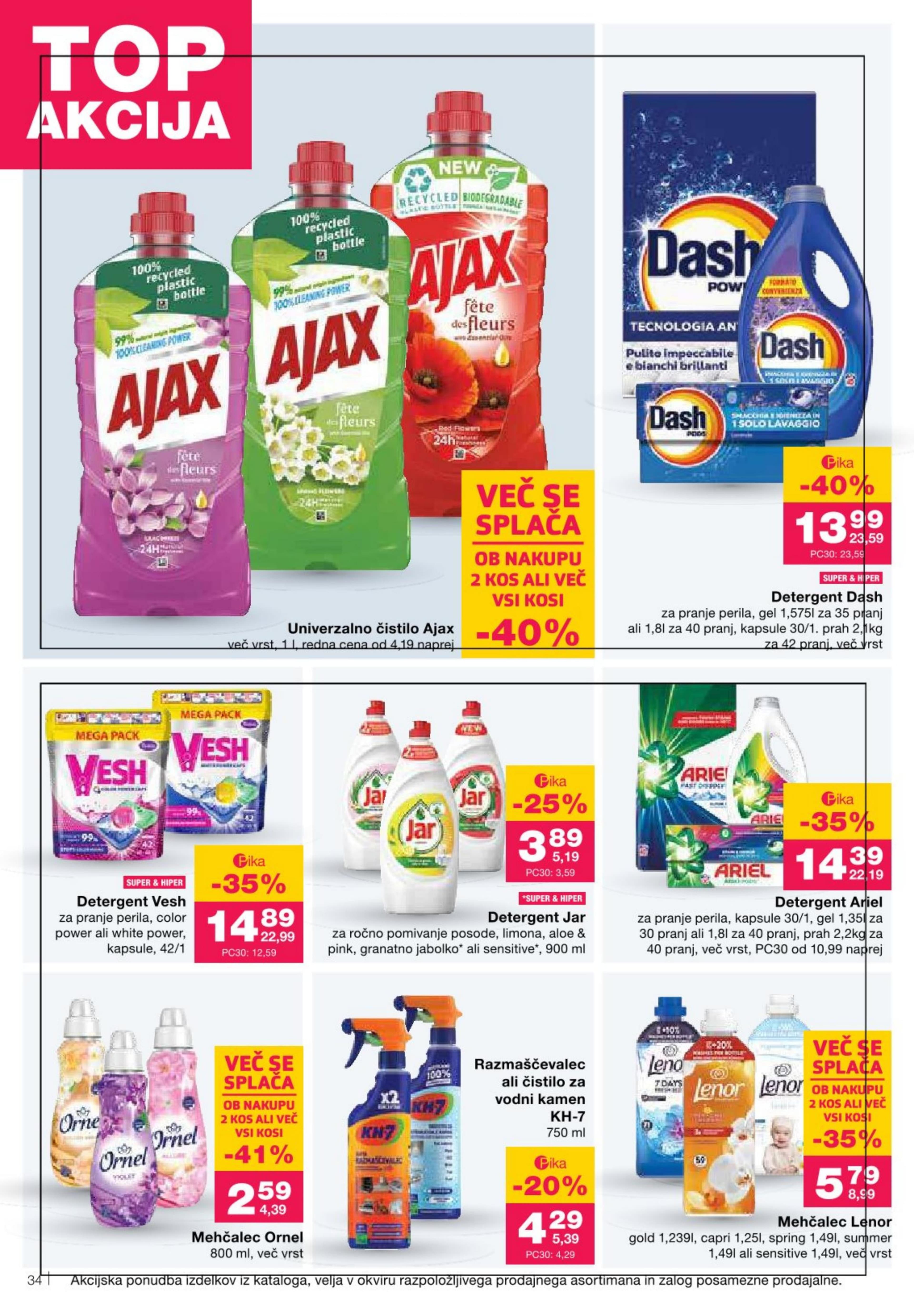 Stran 34. Mercator kataloga - Akcije od 02.10. do 08.10.2025.