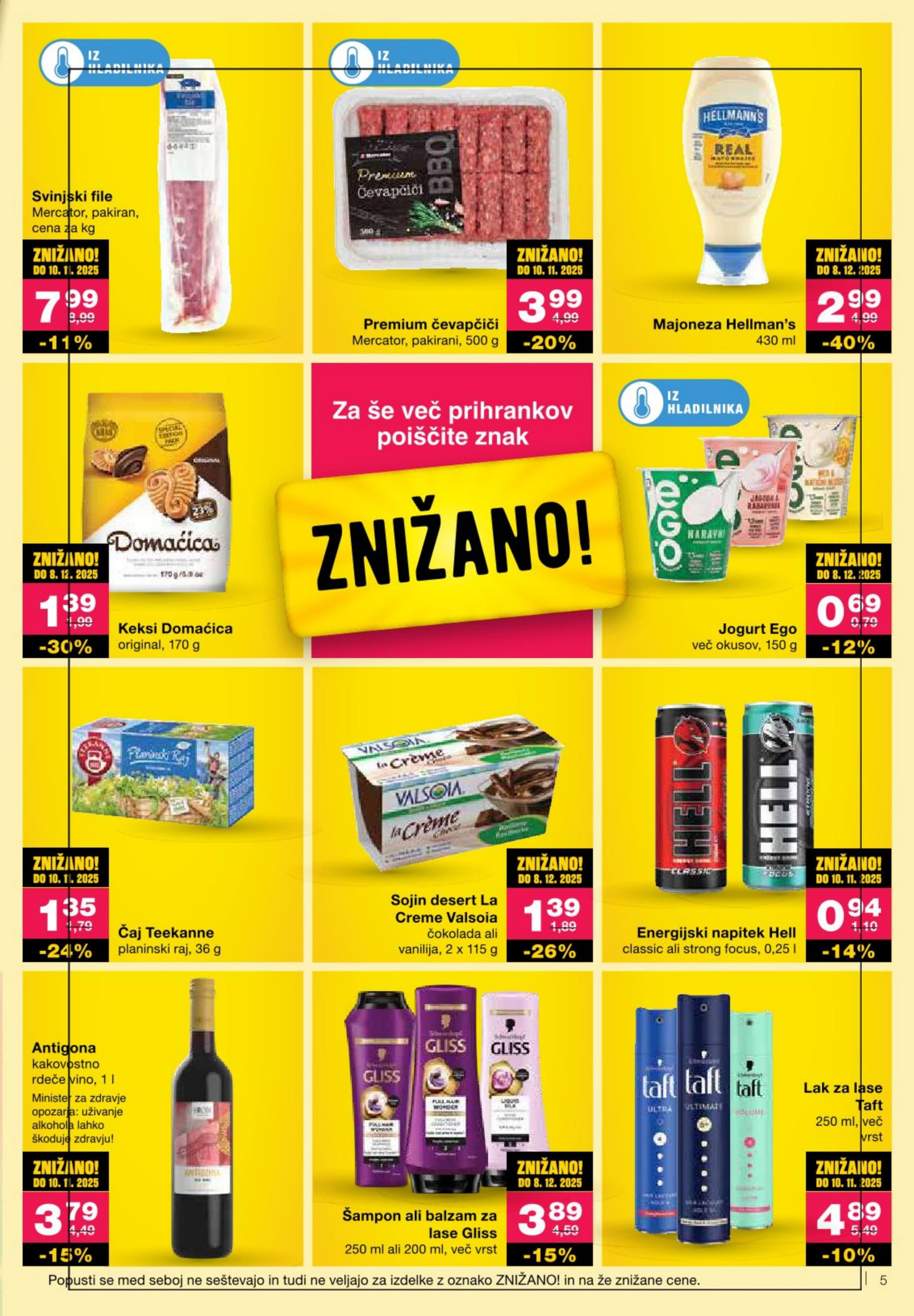 Stran 5. Mercator kataloga - Akcije od 02.10. do 08.10.2025.