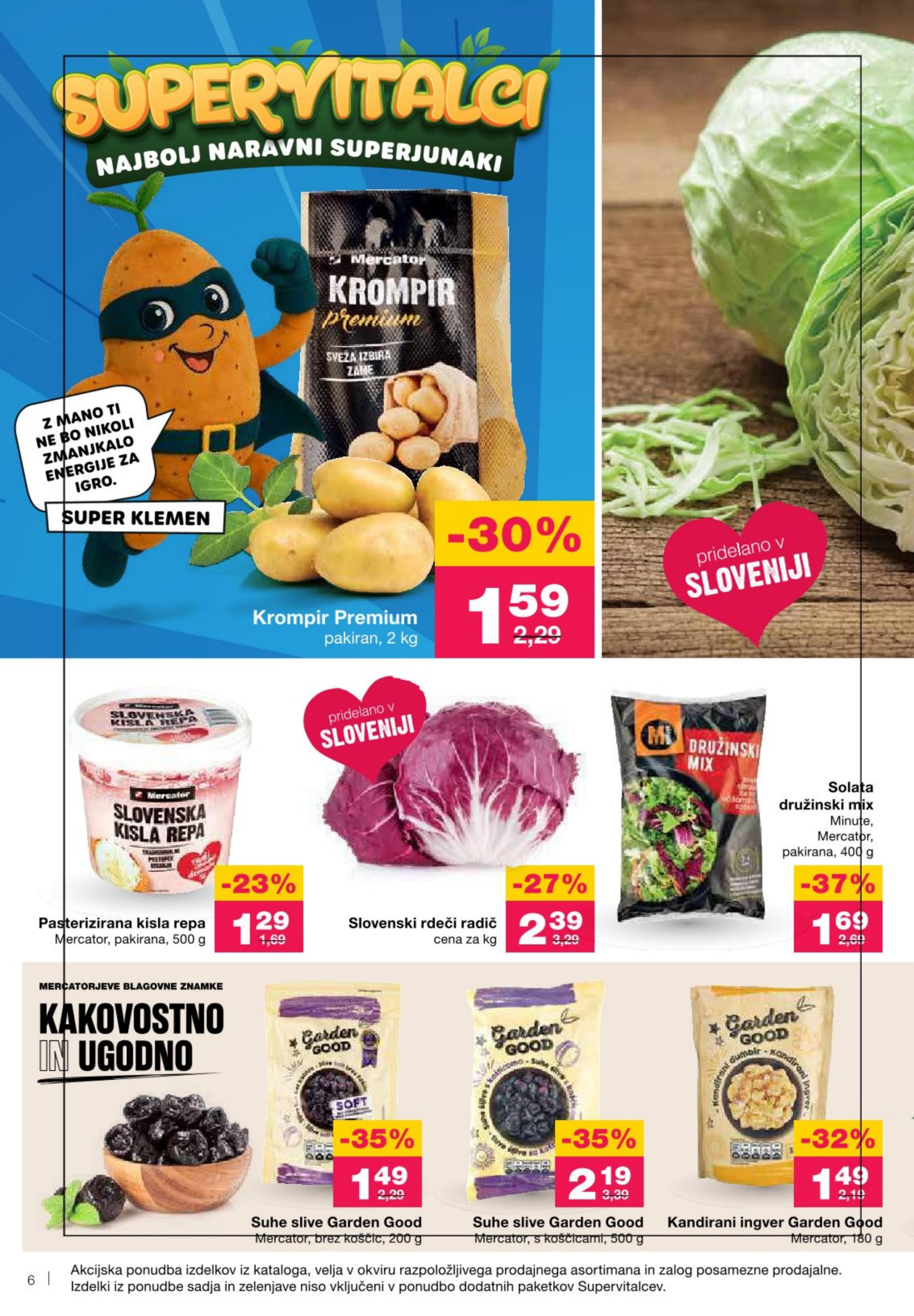 Stran 6. Mercator kataloga - Akcije od 02.10. do 08.10.2025.