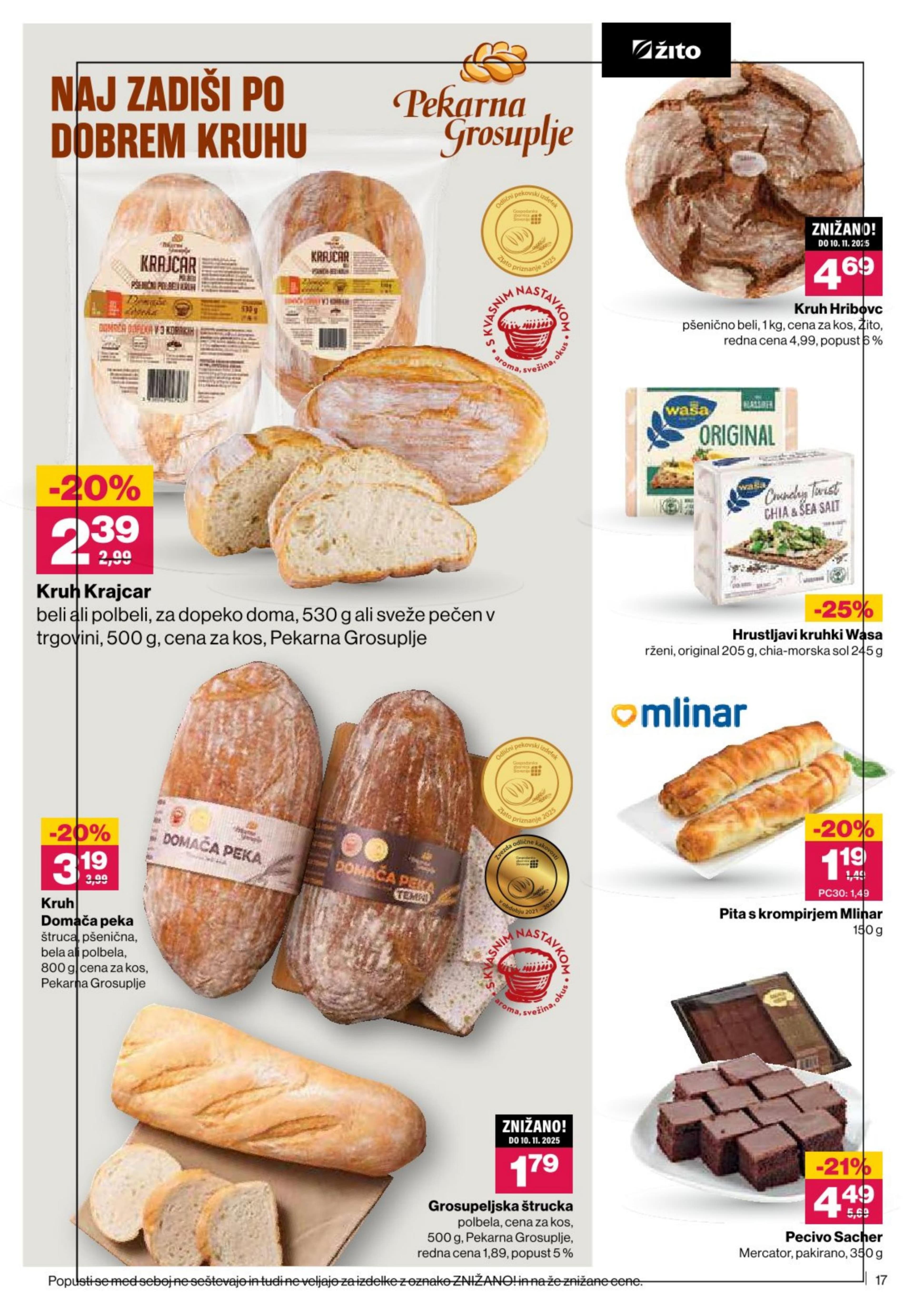 Stran 17. Mercator kataloga - Akcije od 09.10. do 15.10.2025.