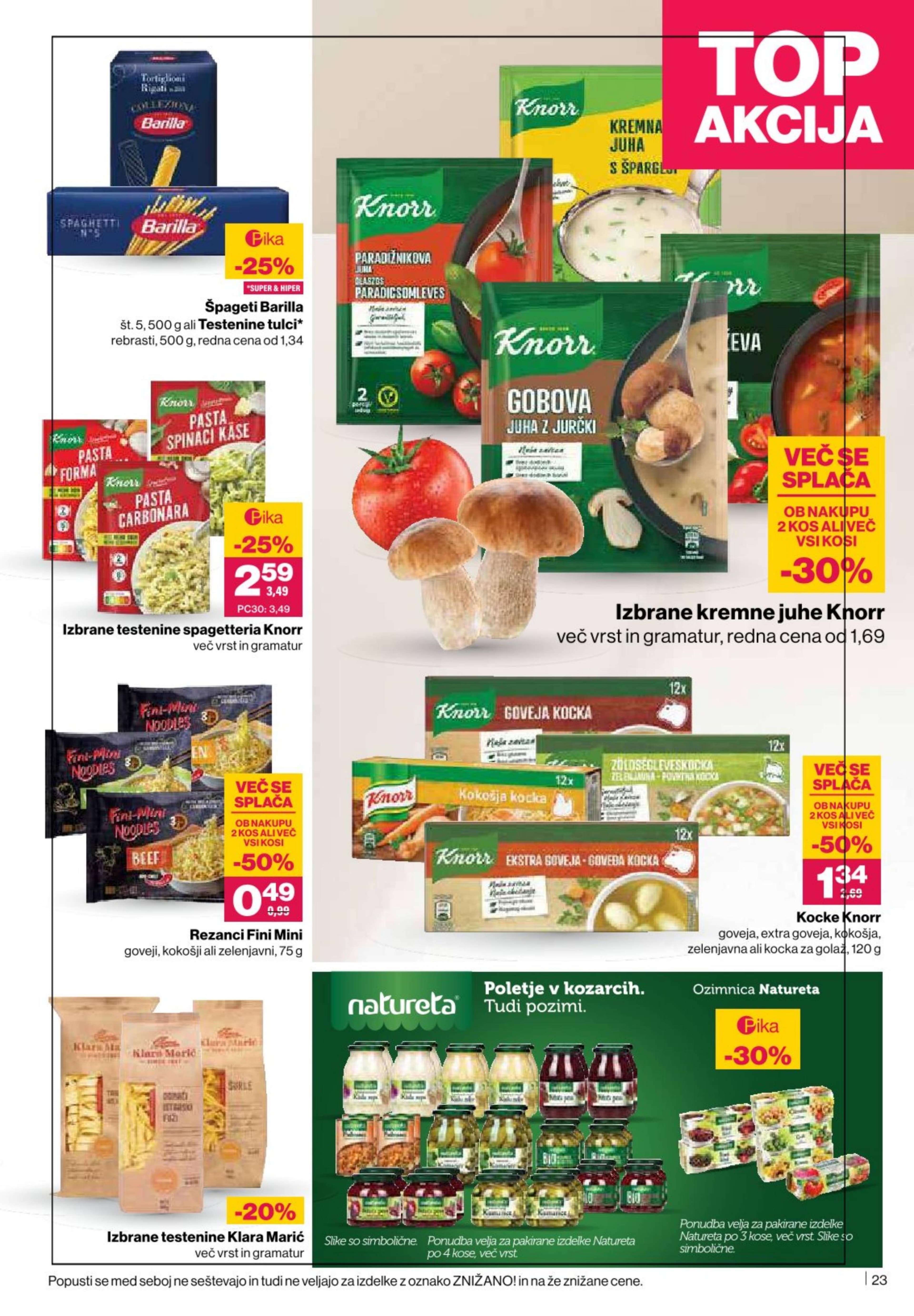 Stran 23. Mercator kataloga - Akcije od 09.10. do 15.10.2025.