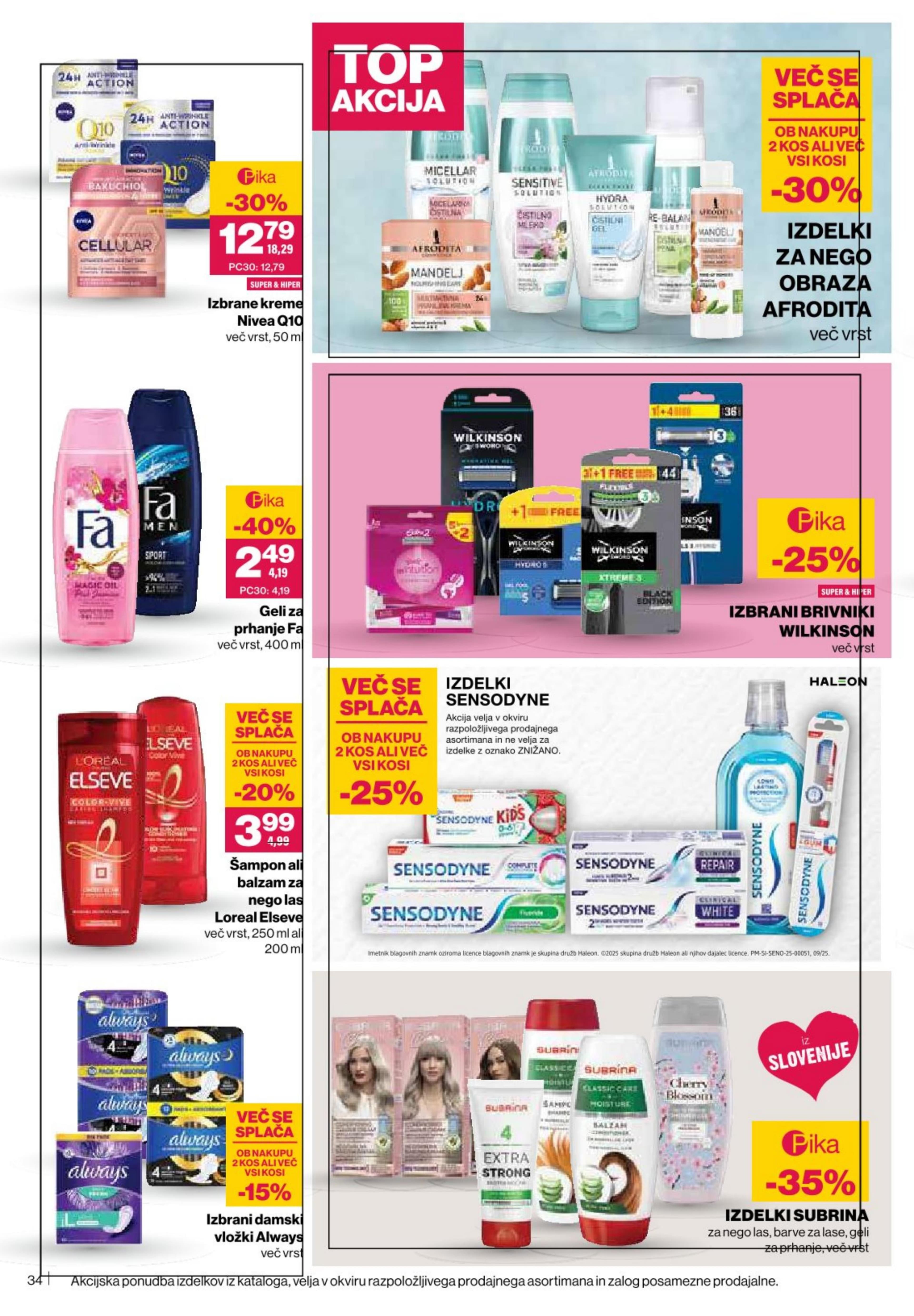 Stran 34. Mercator kataloga - Akcije od 09.10. do 15.10.2025.