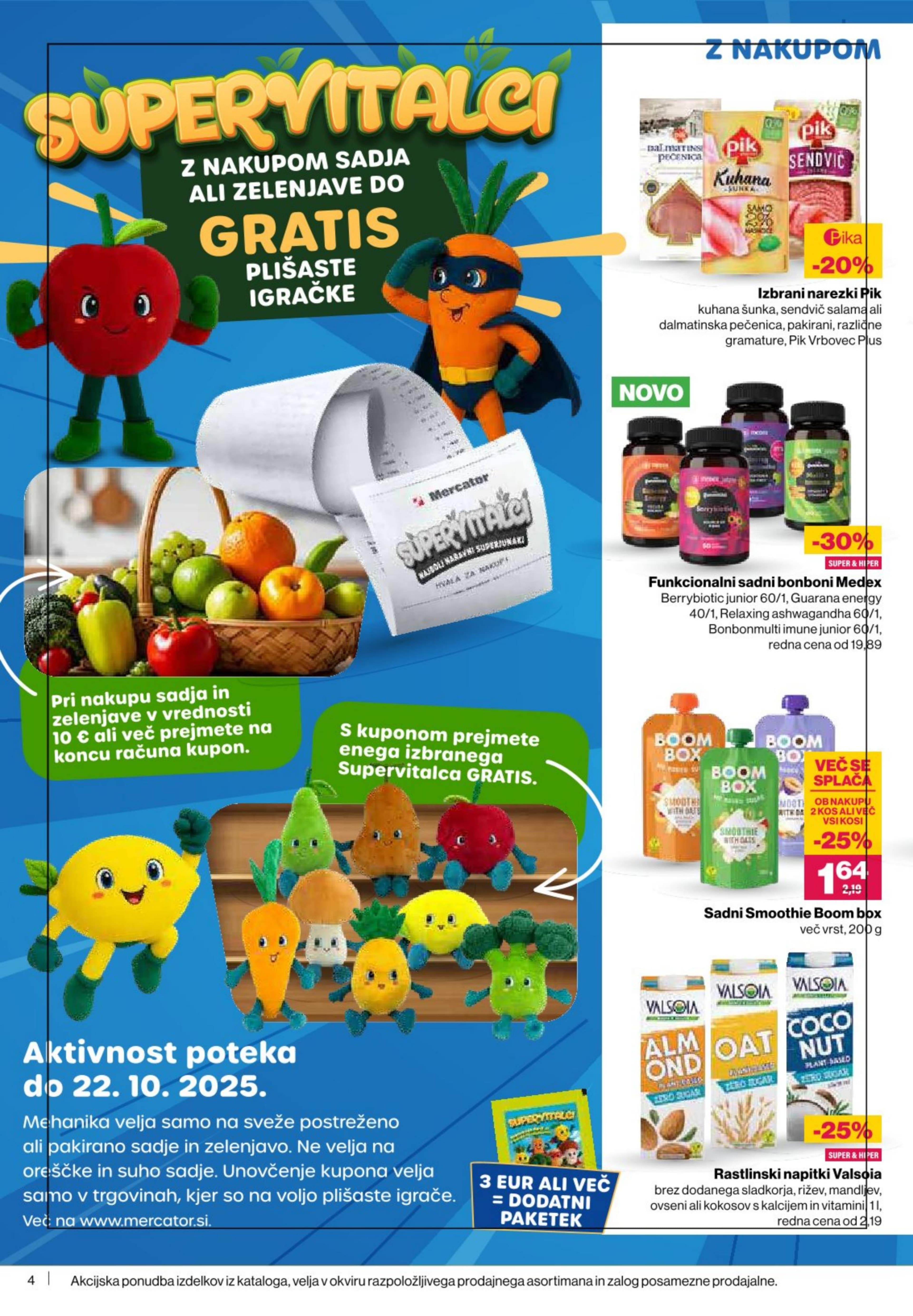 Stran 4. Mercator kataloga - Akcije od 09.10. do 15.10.2025.