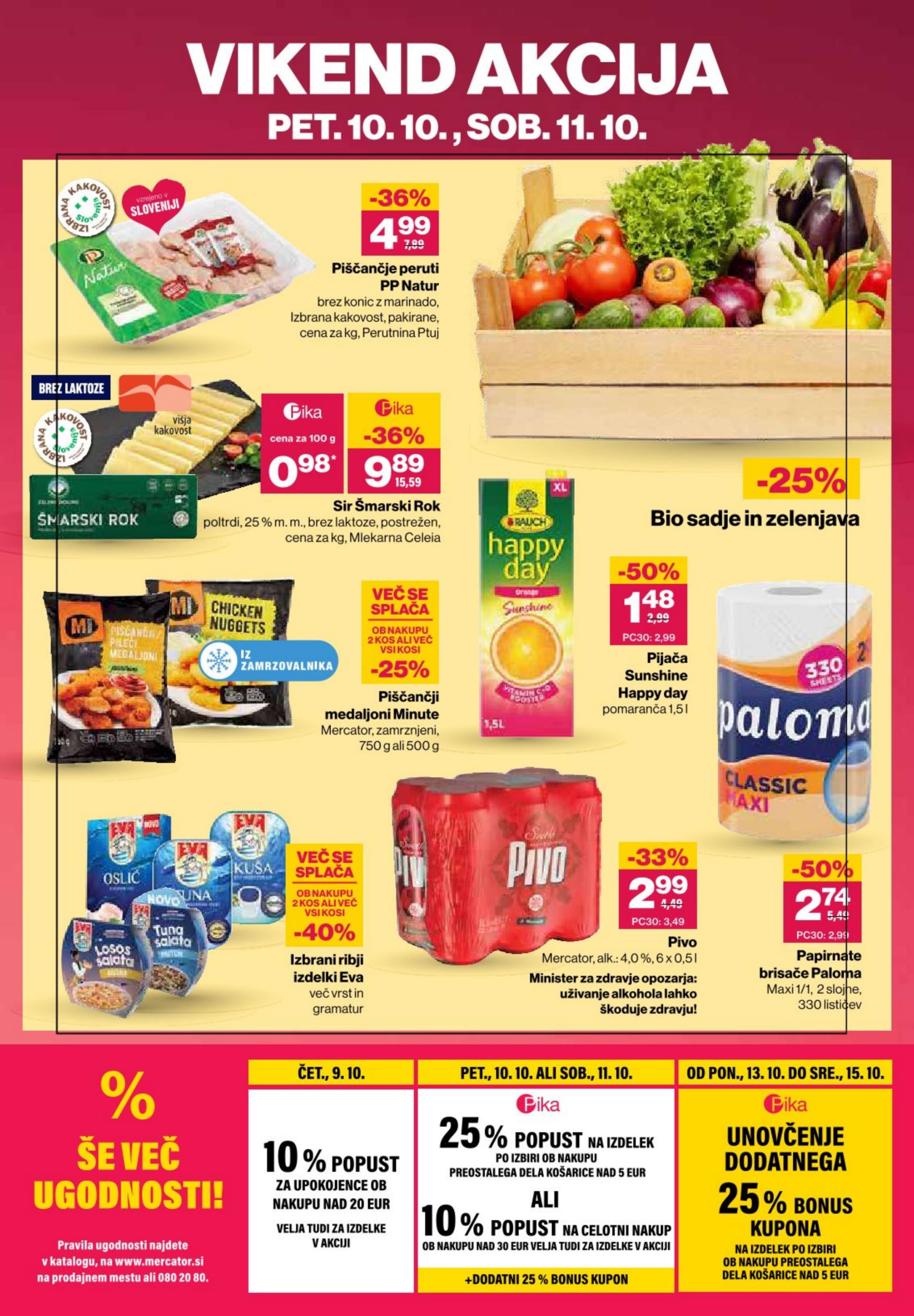 Stran 44. Mercator kataloga - Akcije od 09.10. do 15.10.2025.