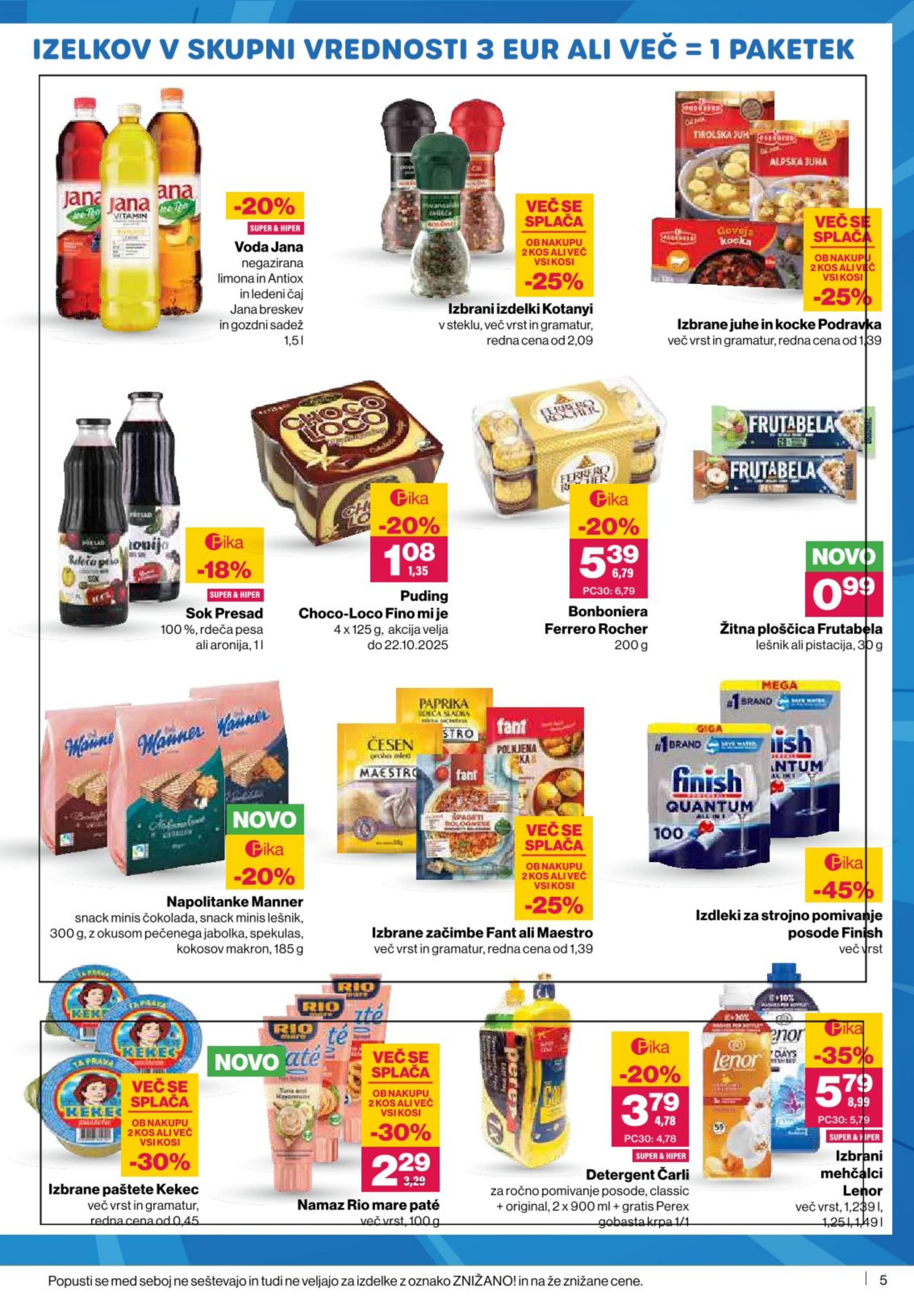 Stran 5. Mercator kataloga - Akcije od 09.10. do 15.10.2025.