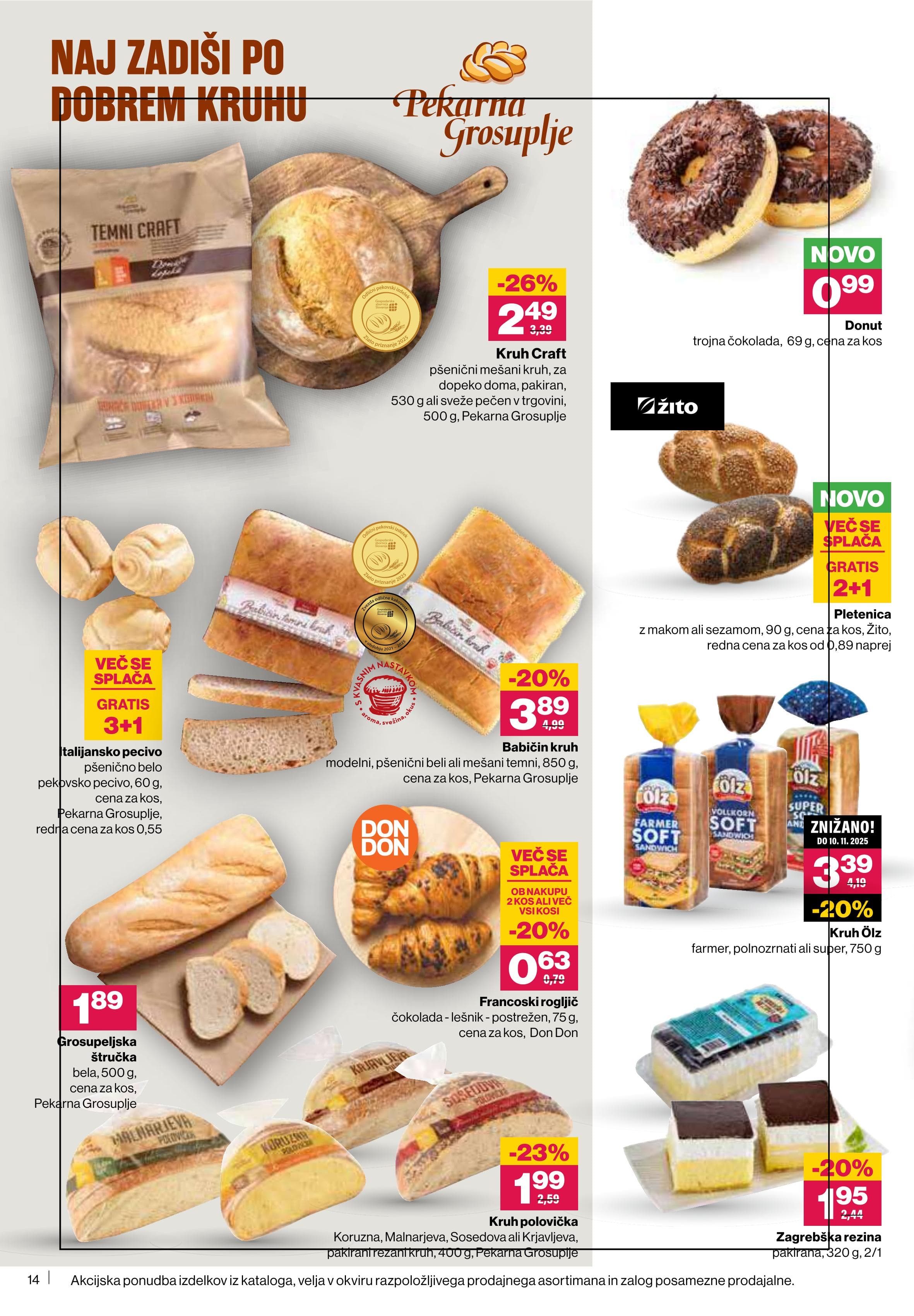 Stran 14. Mercator kataloga - Akcije od 16.10. do 22.10.2025.