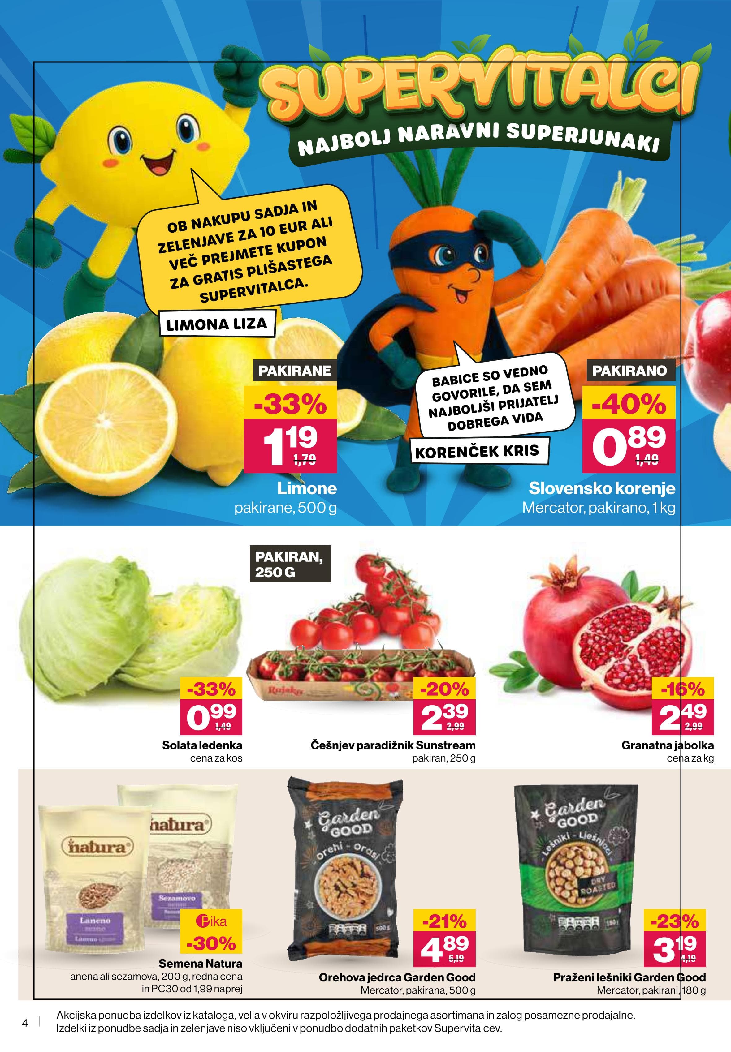 Stran 4. Mercator kataloga - Akcije od 16.10. do 22.10.2025.