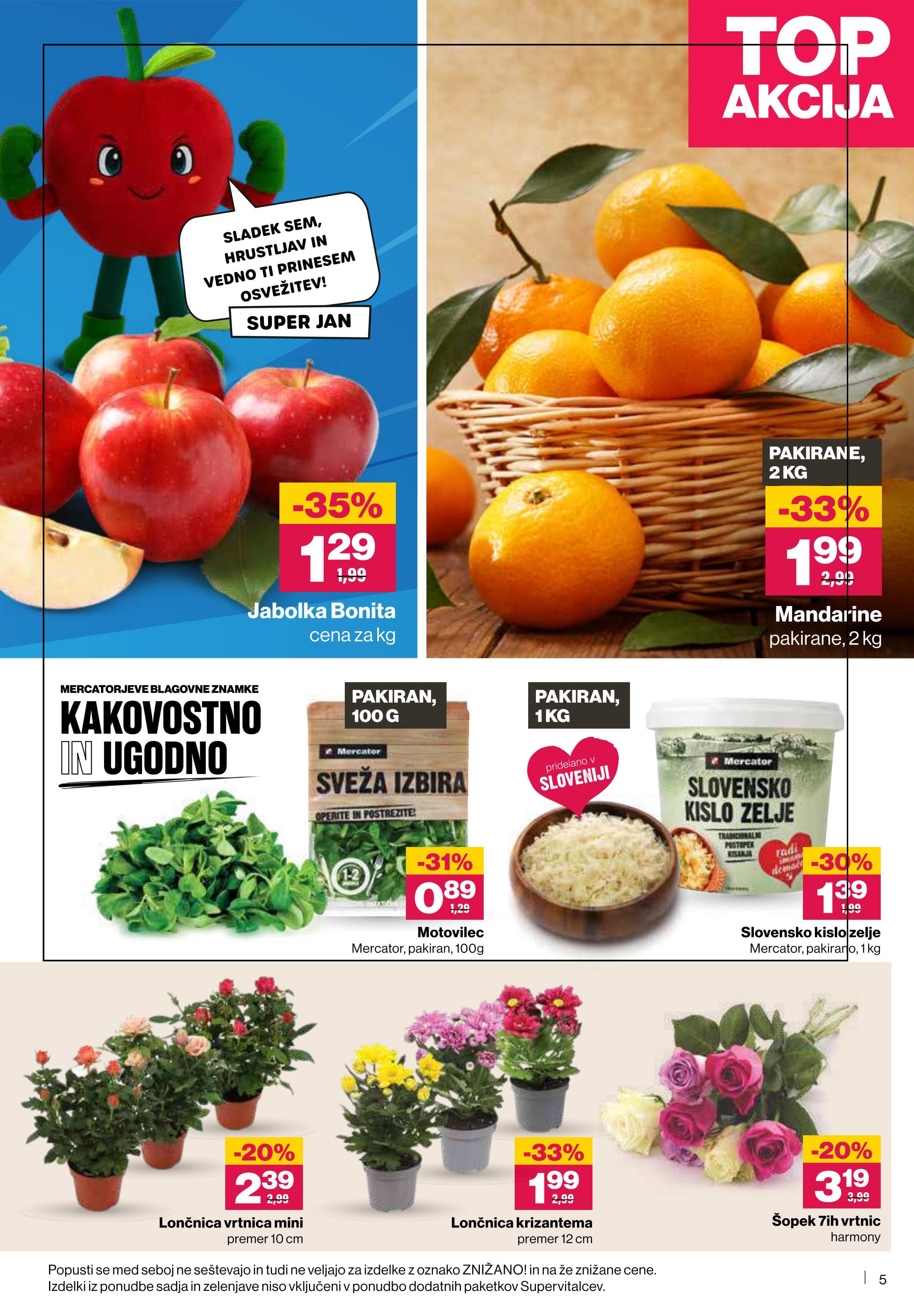 Stran 5. Mercator kataloga - Akcije od 16.10. do 22.10.2025.