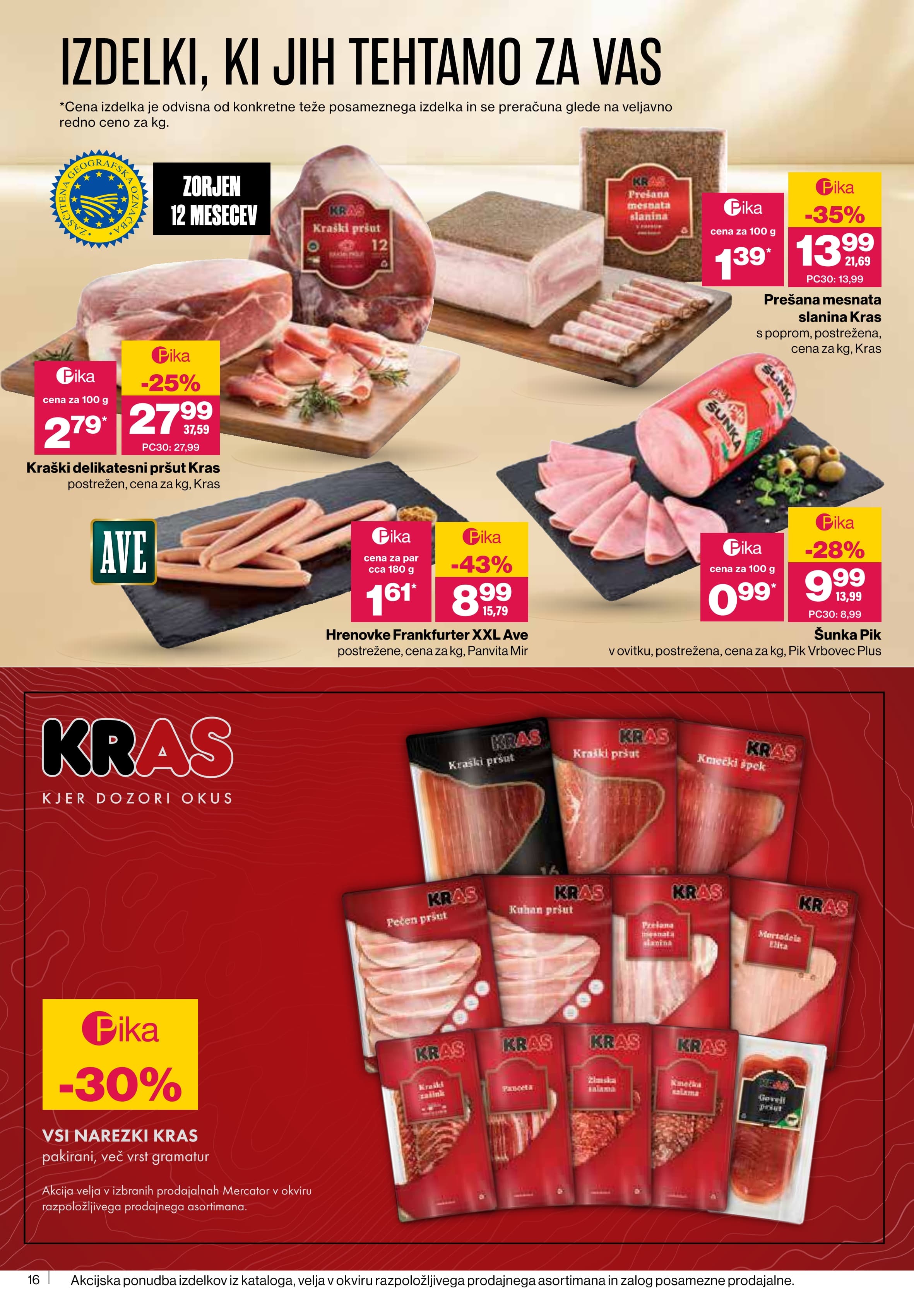 Stran 16. Mercator kataloga - Akcije od 23.10. do 05.11.2025.
