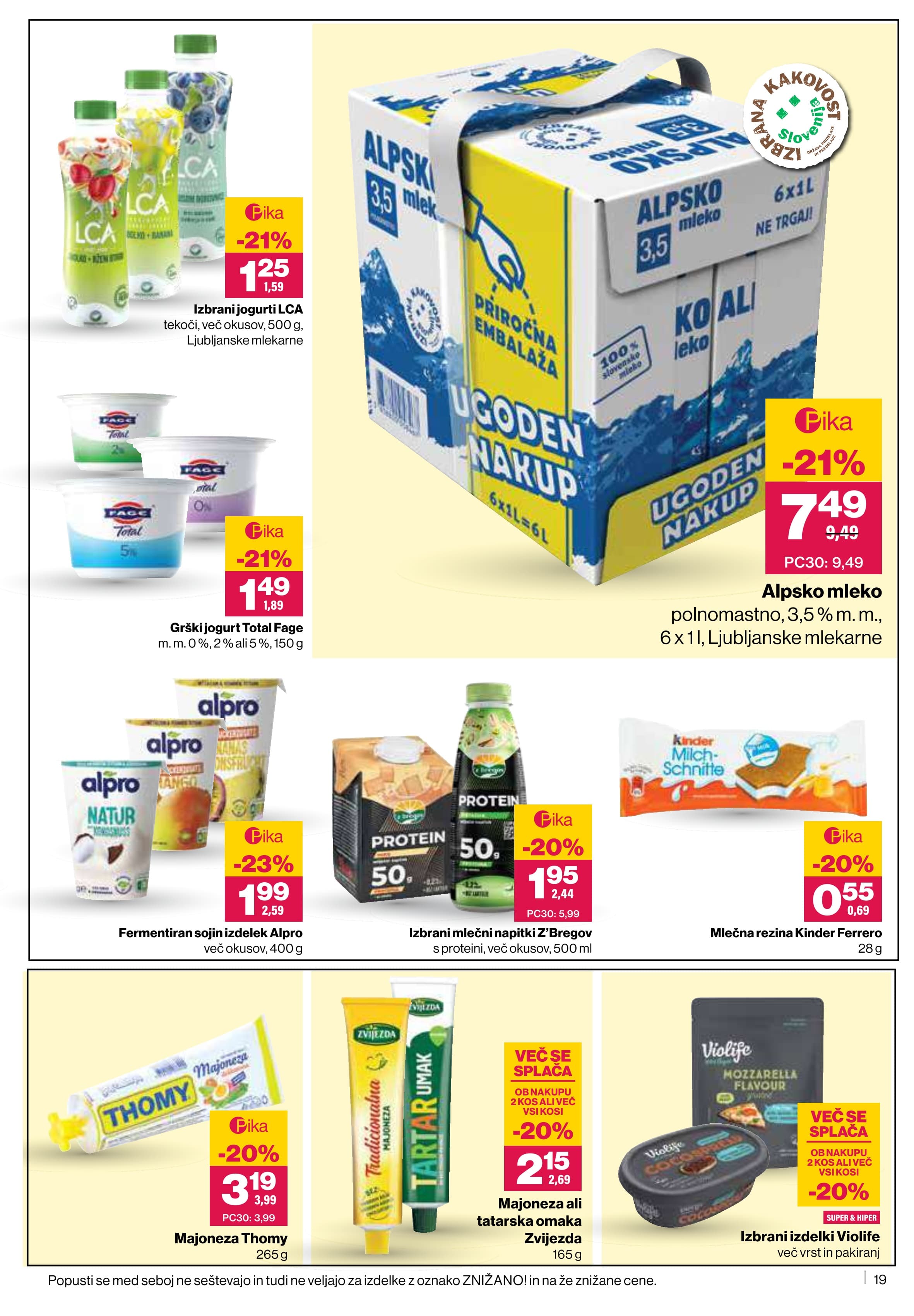 Stran 19. Mercator kataloga - Akcije od 23.10. do 05.11.2025.