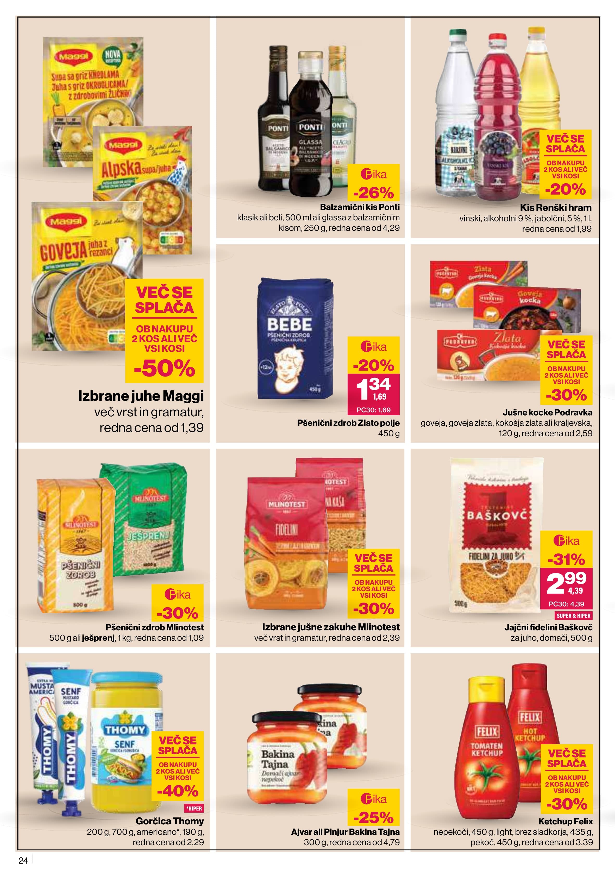 Stran 24. Mercator kataloga - Akcije od 23.10. do 05.11.2025.