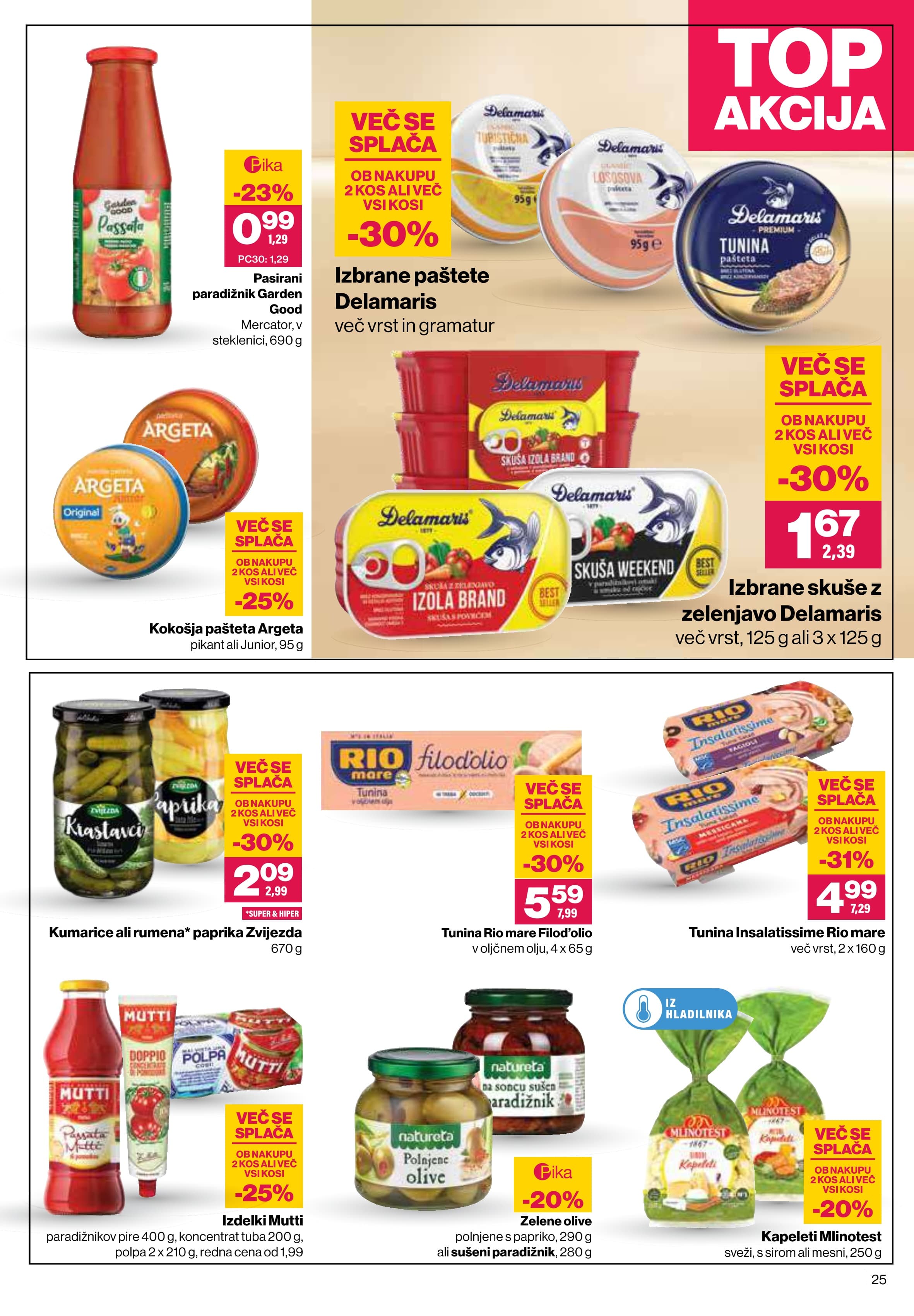Stran 25. Mercator kataloga - Akcije od 23.10. do 05.11.2025.