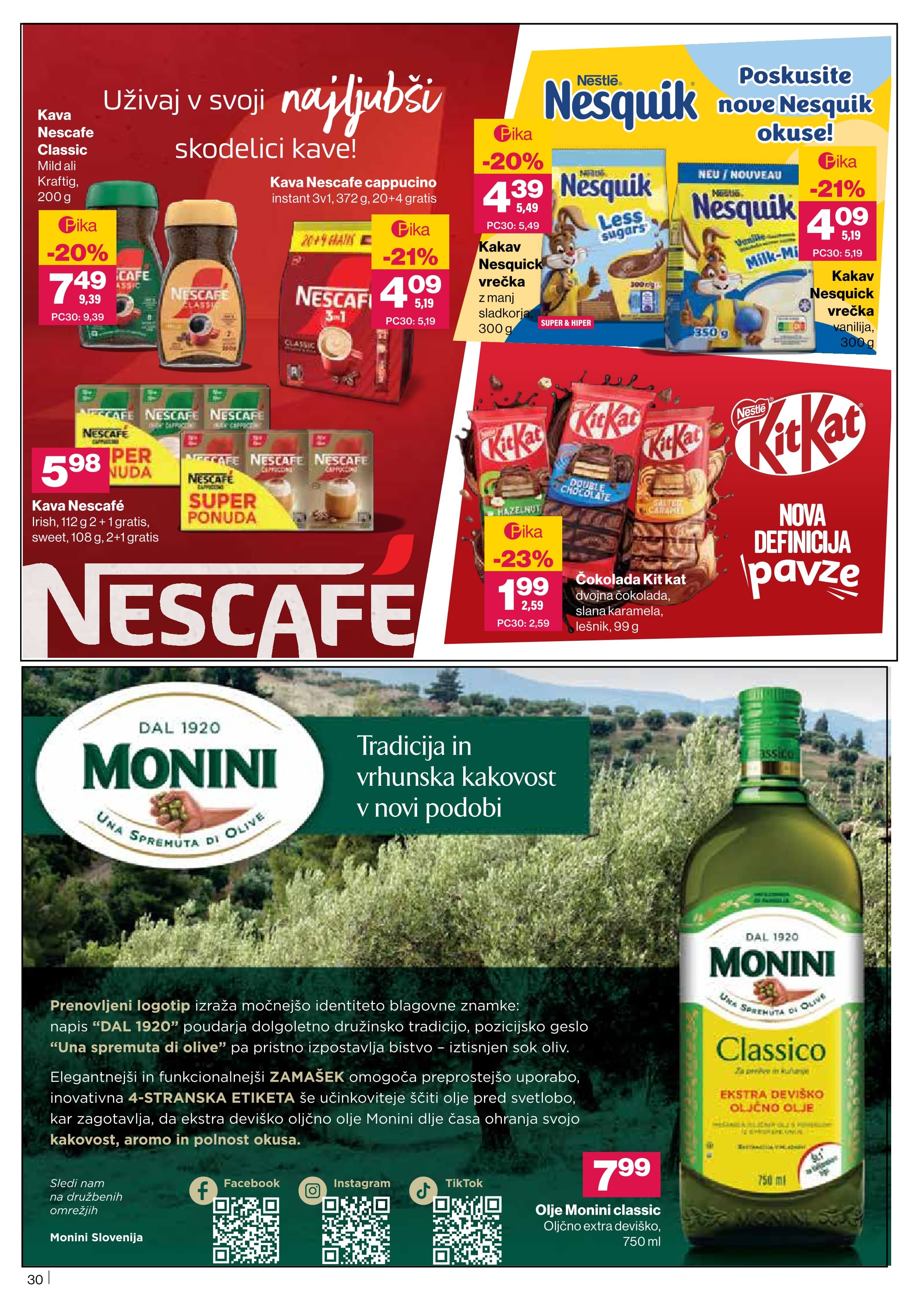 Stran 30. Mercator kataloga - Akcije od 23.10. do 05.11.2025.