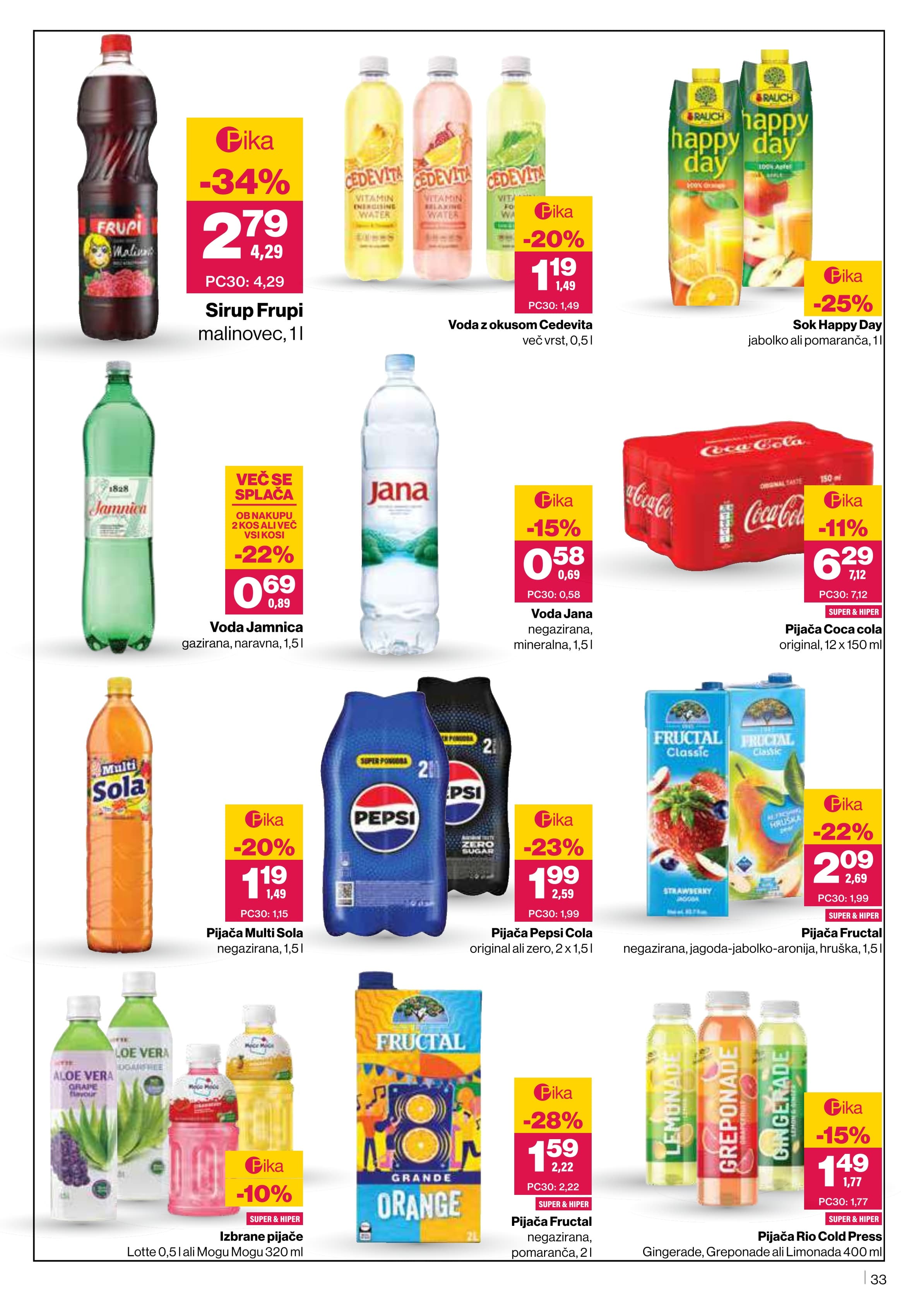 Stran 33. Mercator kataloga - Akcije od 23.10. do 05.11.2025.
