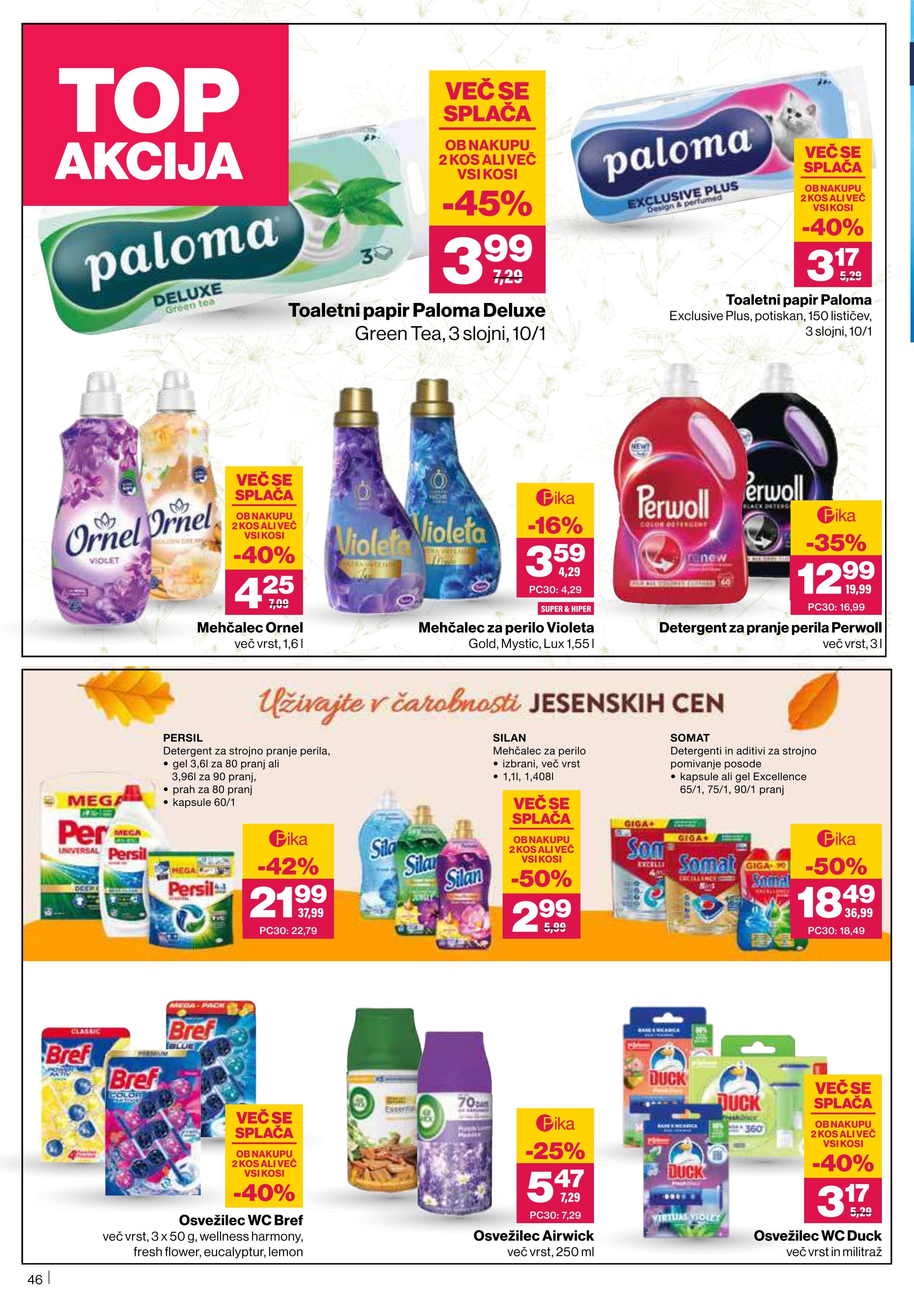 Stran 46. Mercator kataloga - Akcije od 23.10. do 05.11.2025.