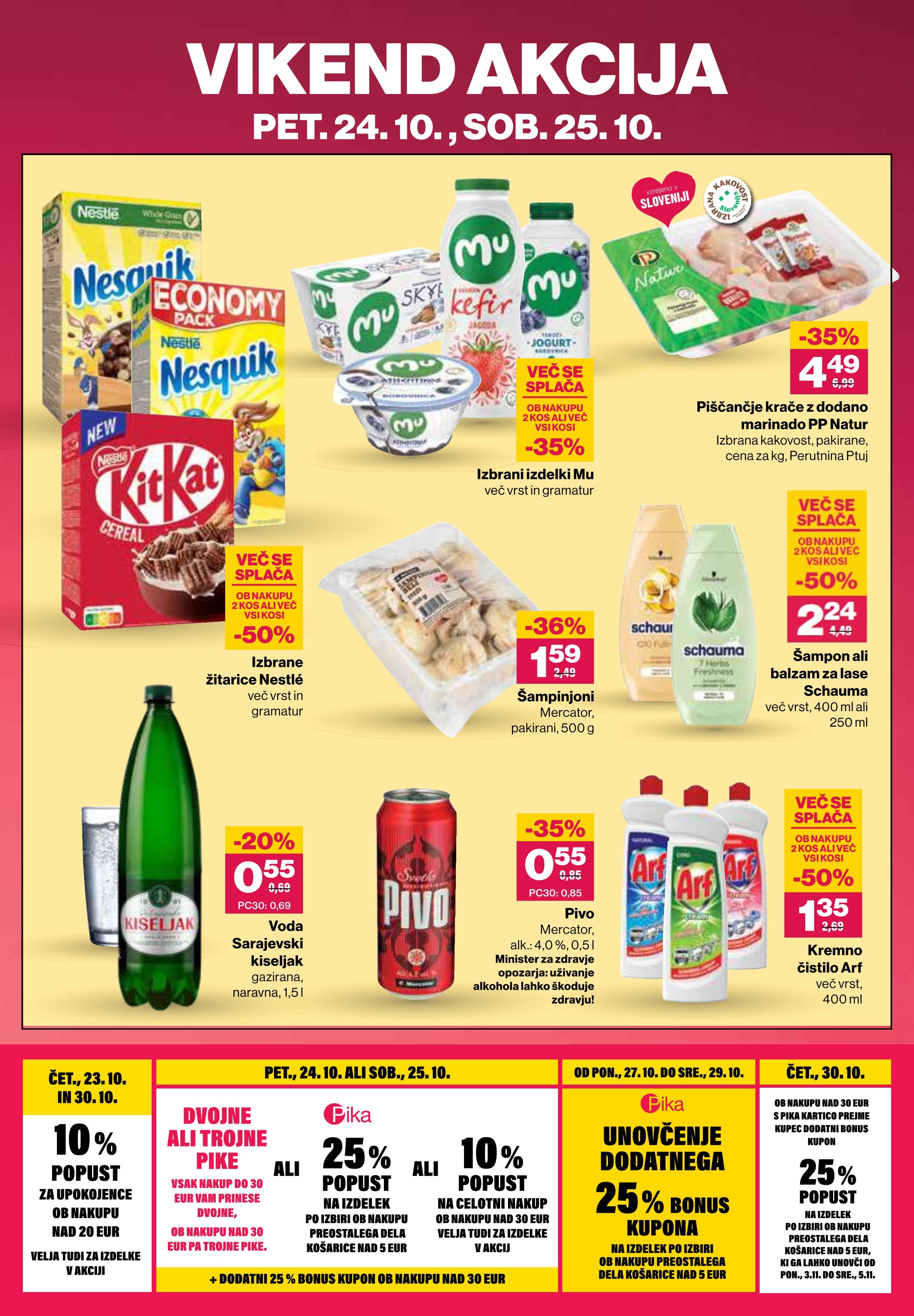 Stran 52. Mercator kataloga - Akcije od 23.10. do 05.11.2025.