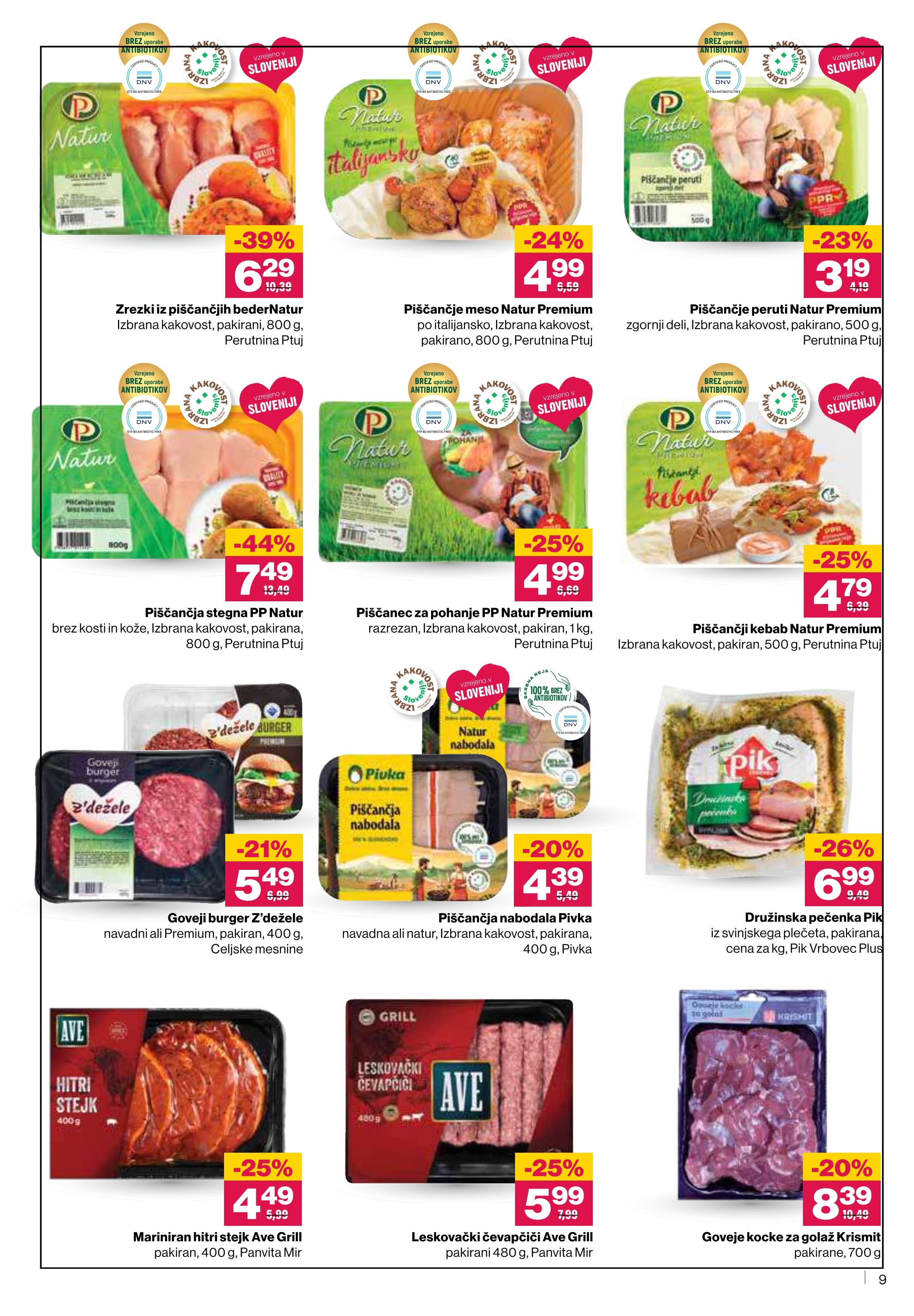 Stran 9. Mercator kataloga - Akcije od 23.10. do 05.11.2025.